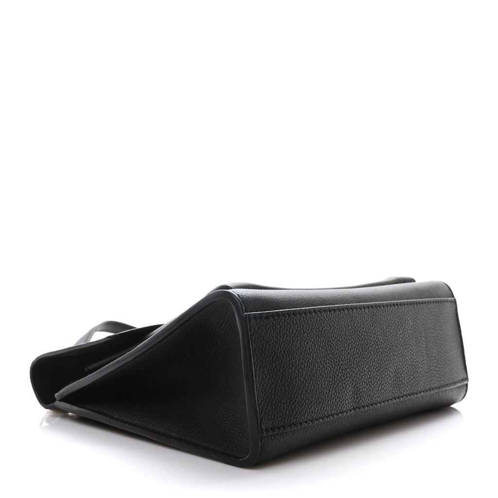 Soft Calfskin My Lockme Chain Bag BB Black