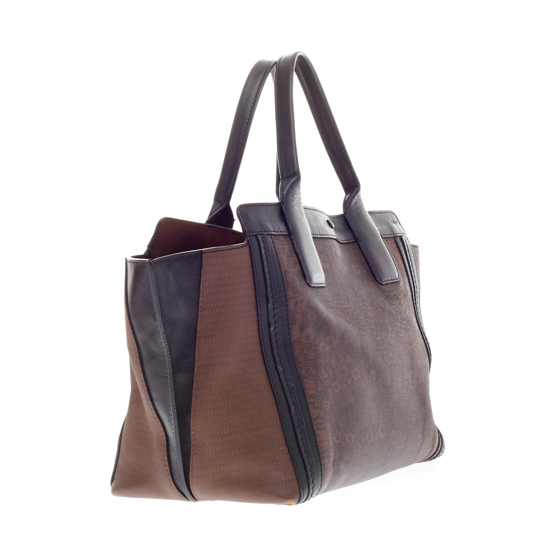 Alison Handbag Lizard Print Leather Mini