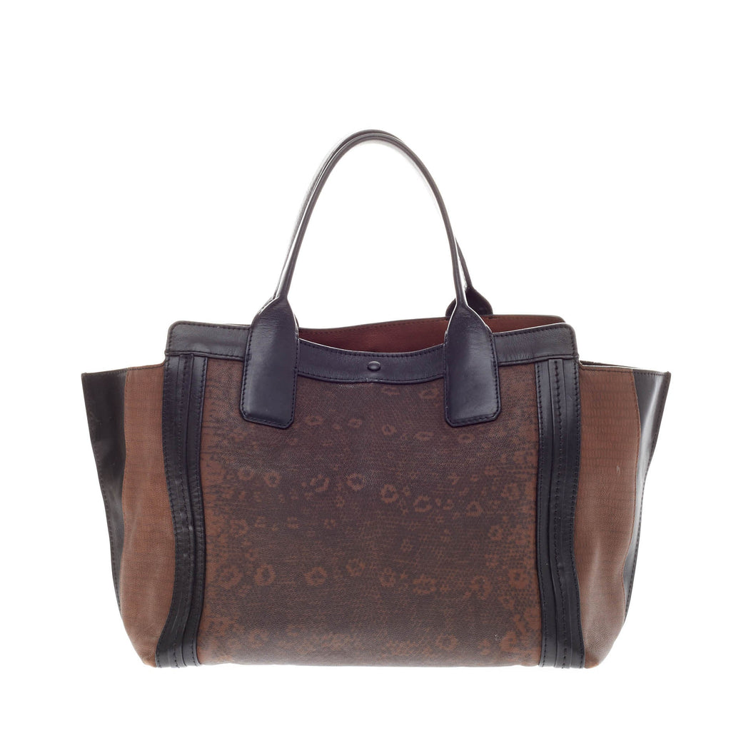 Alison Handbag Lizard Print Leather Mini