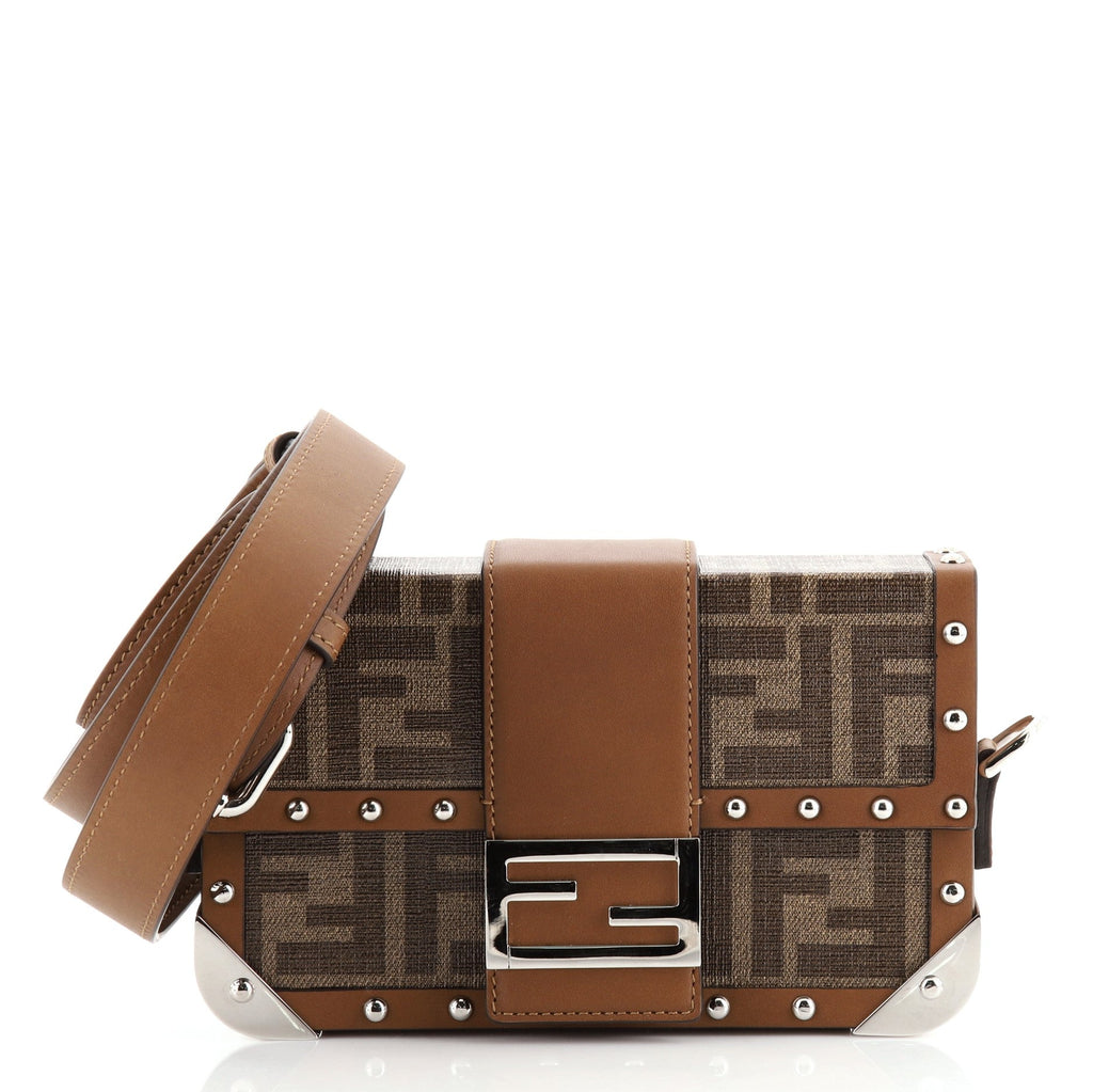 Baguette Trunk Bag Zucca Coated Canvas Mini