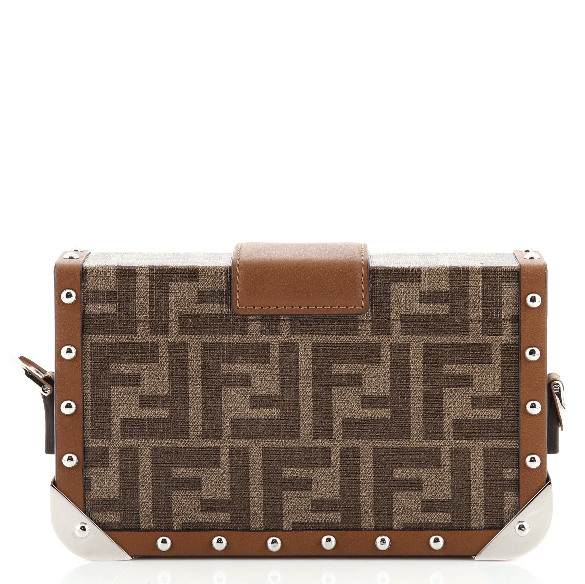 Baguette Trunk Bag Zucca Coated Canvas Mini