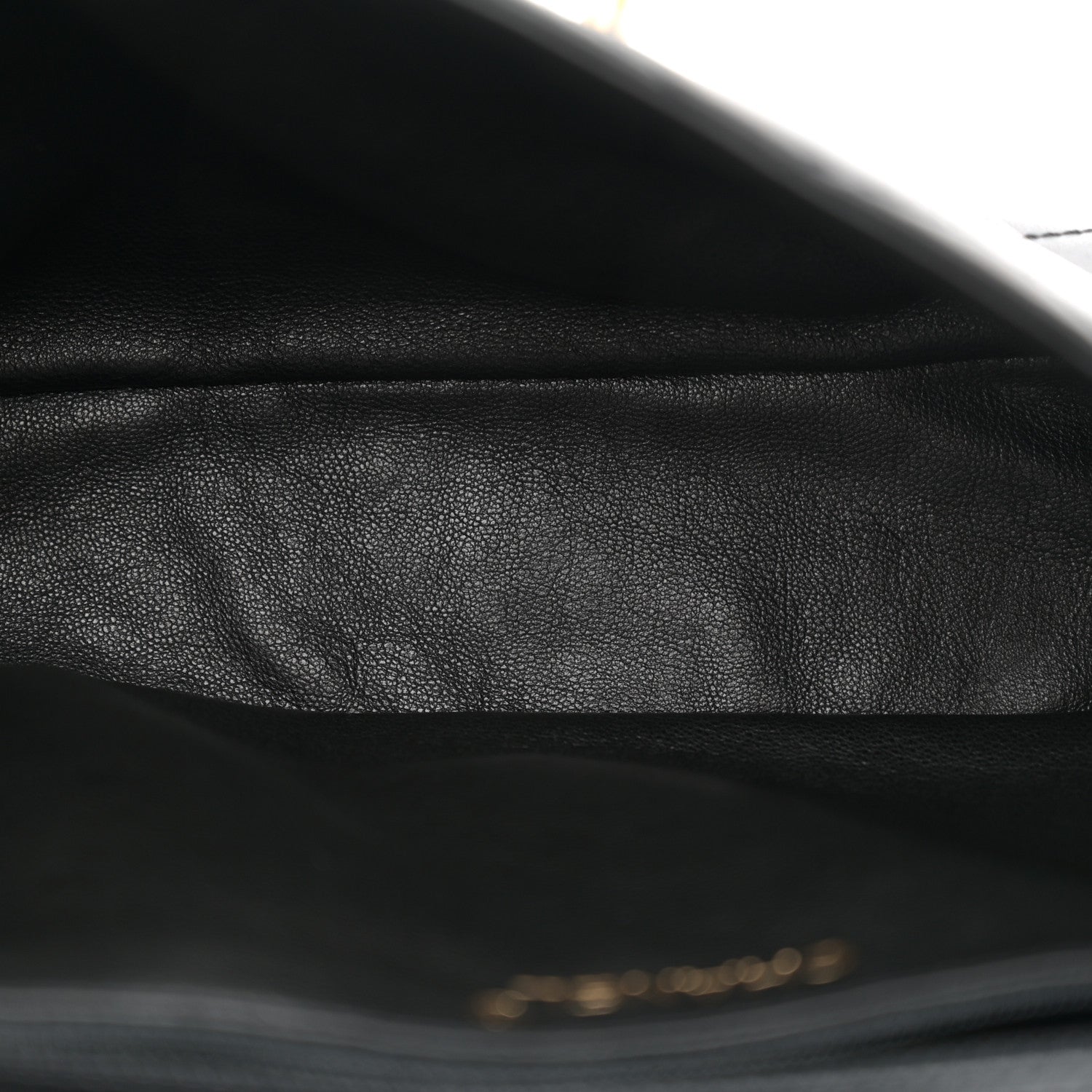 Lambskin Bekko Resin Medium Single Flap Black