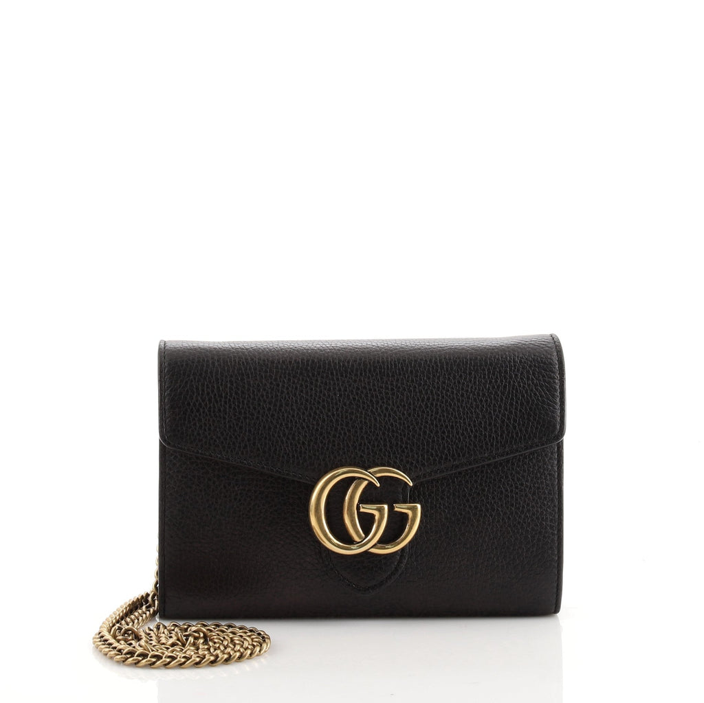 GG Marmont Chain Wallet Leather Mini