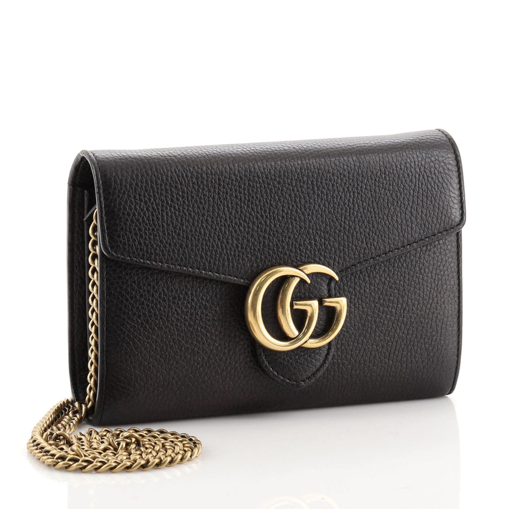 GG Marmont Chain Wallet Leather Mini