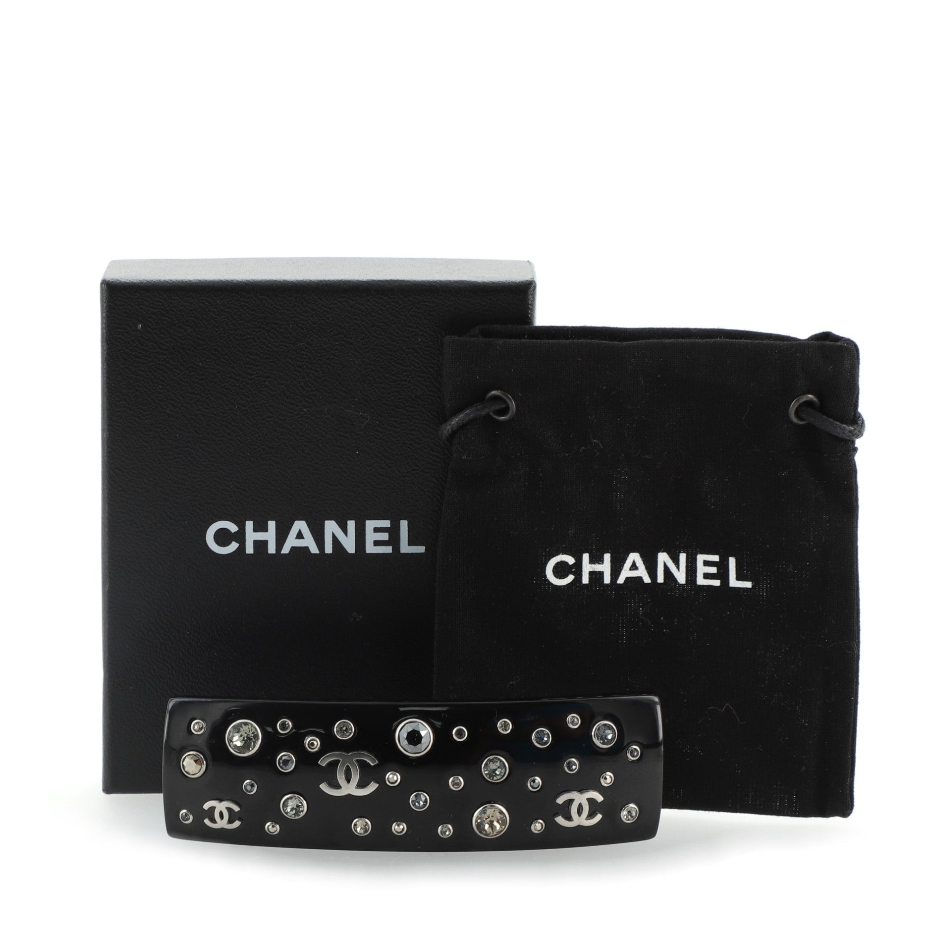 CC Barrette Rhinestone Embellished Resin XS