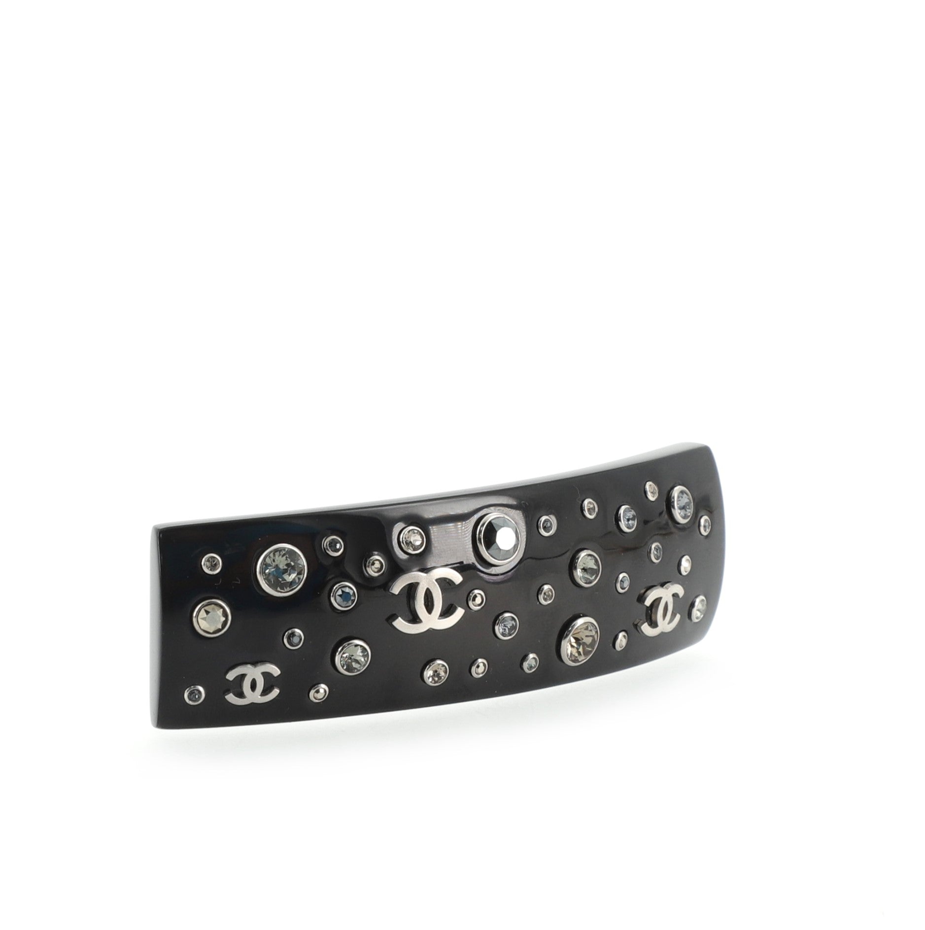 CC Barrette Rhinestone Embellished Resin XS