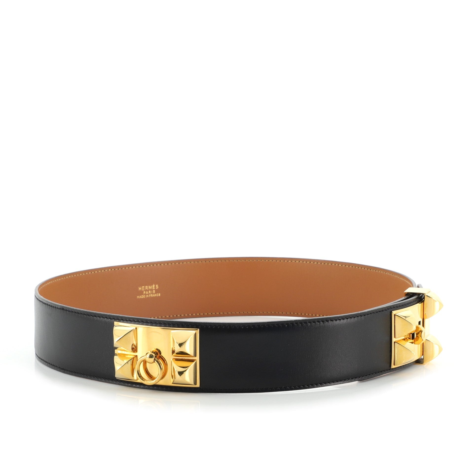 Collier de Chien Belt Leather Wide 70