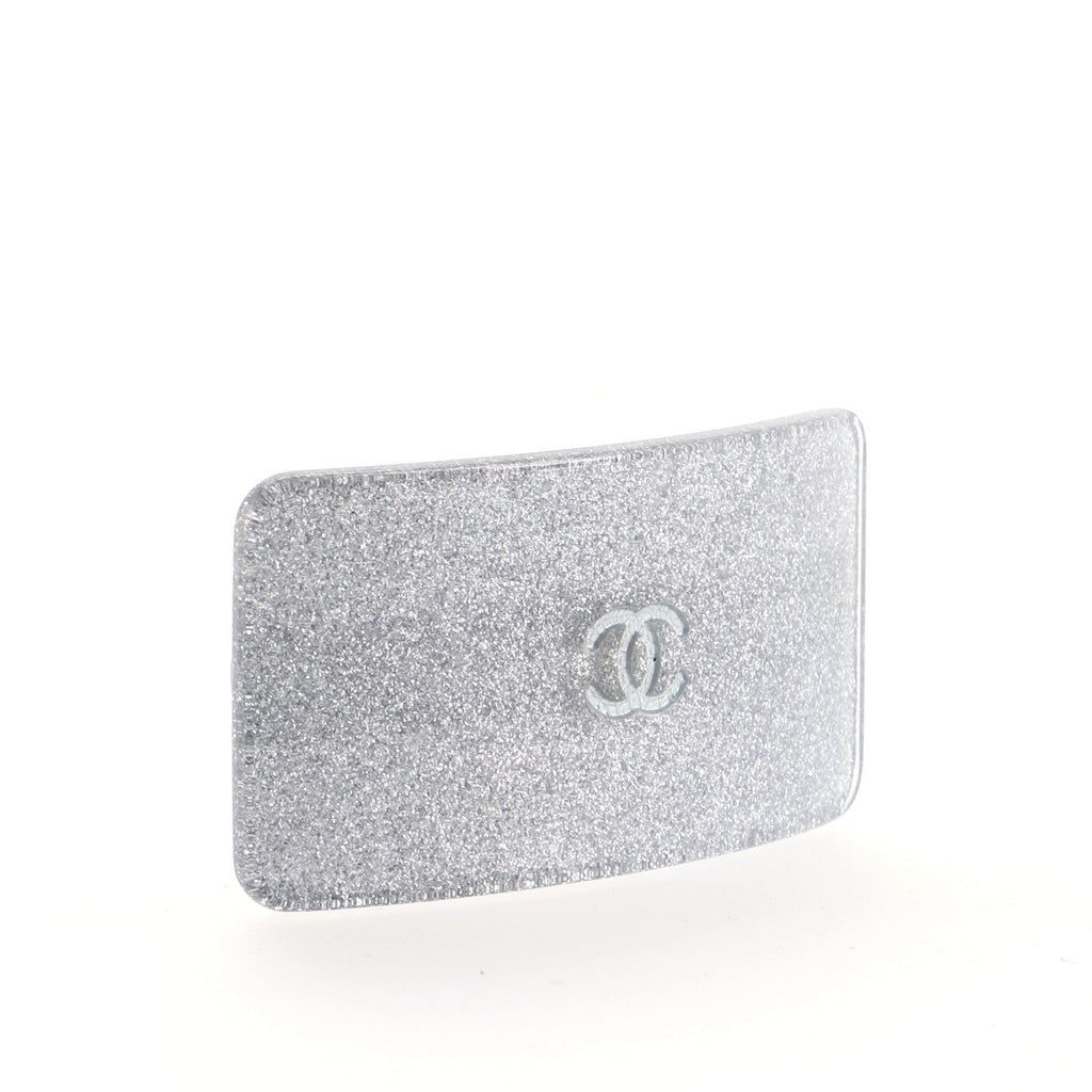 CC Hair Barrette Glitter Resin Large XS