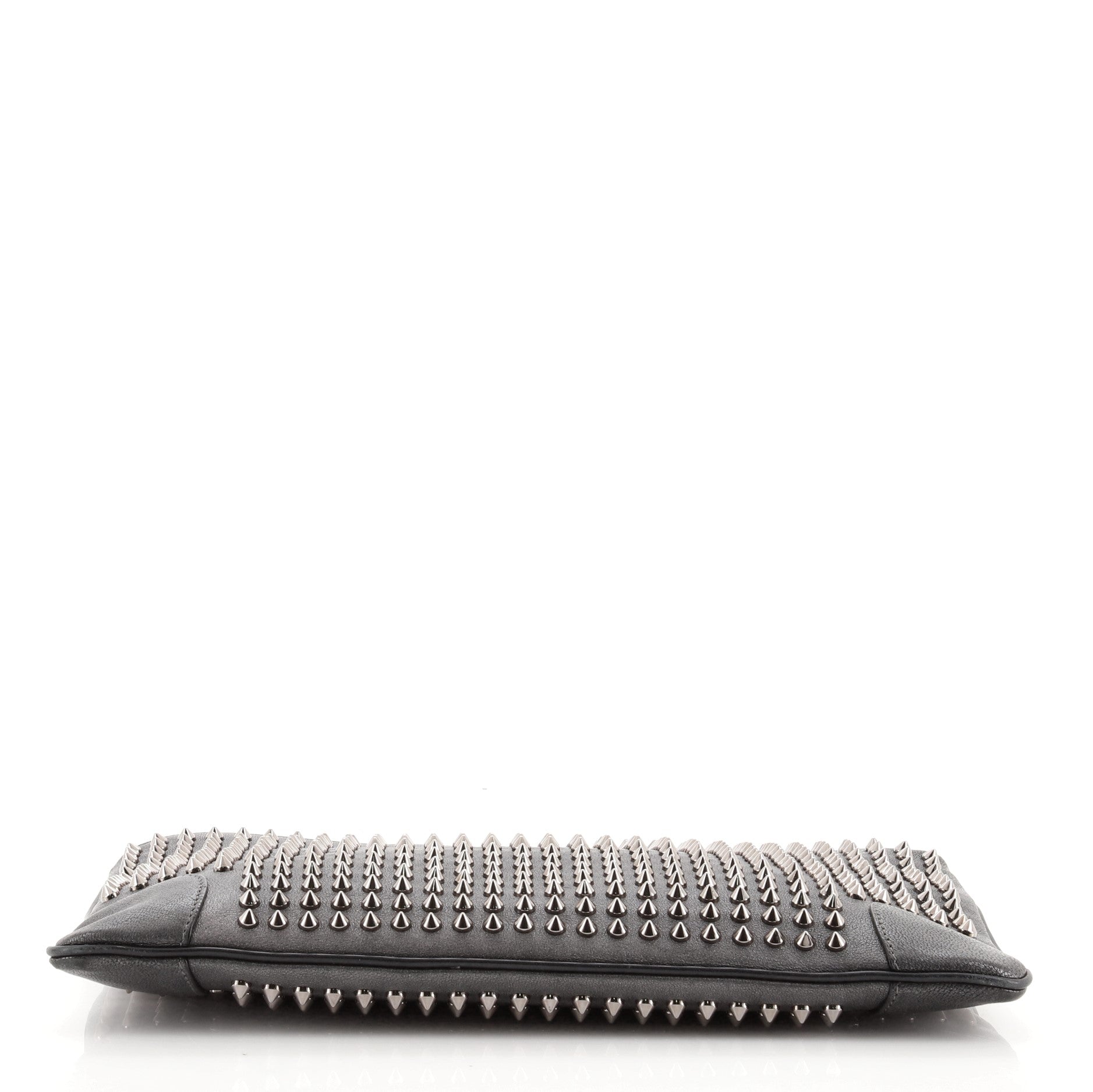Loubiposh Clutch Spiked Leather