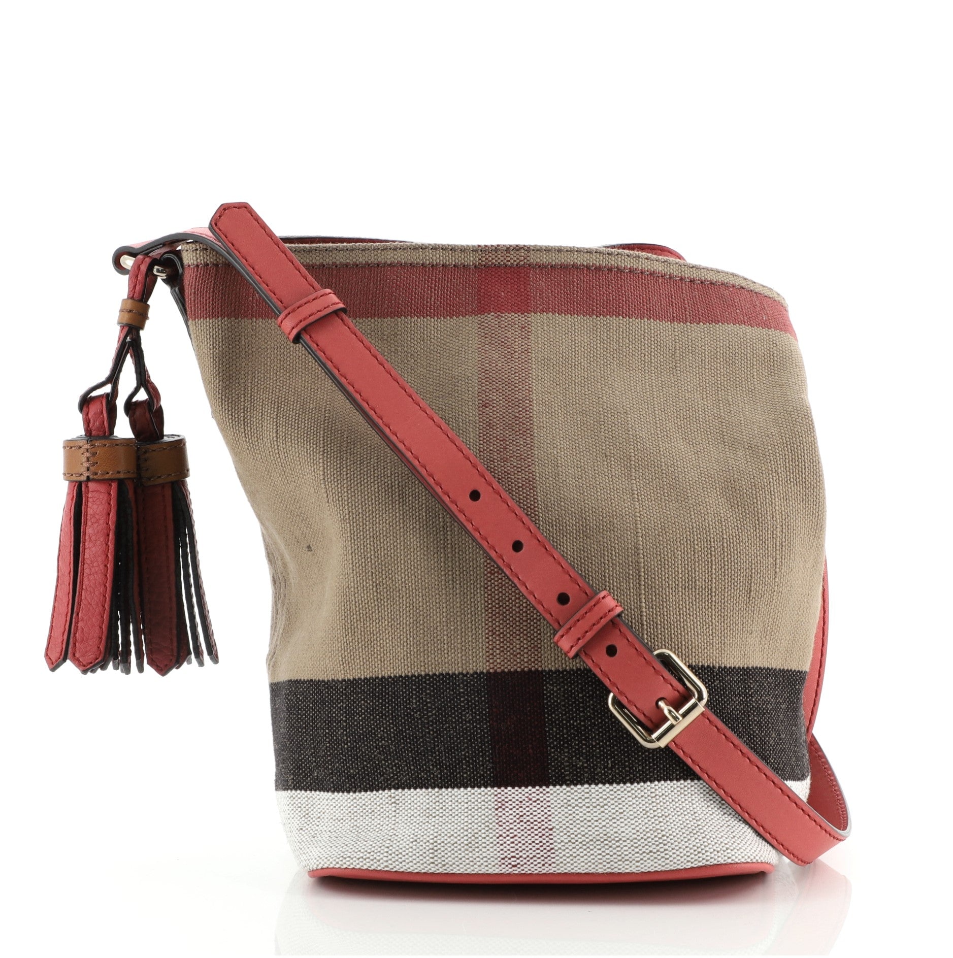 Ashby Bag House Check Canvas with Leather Mini