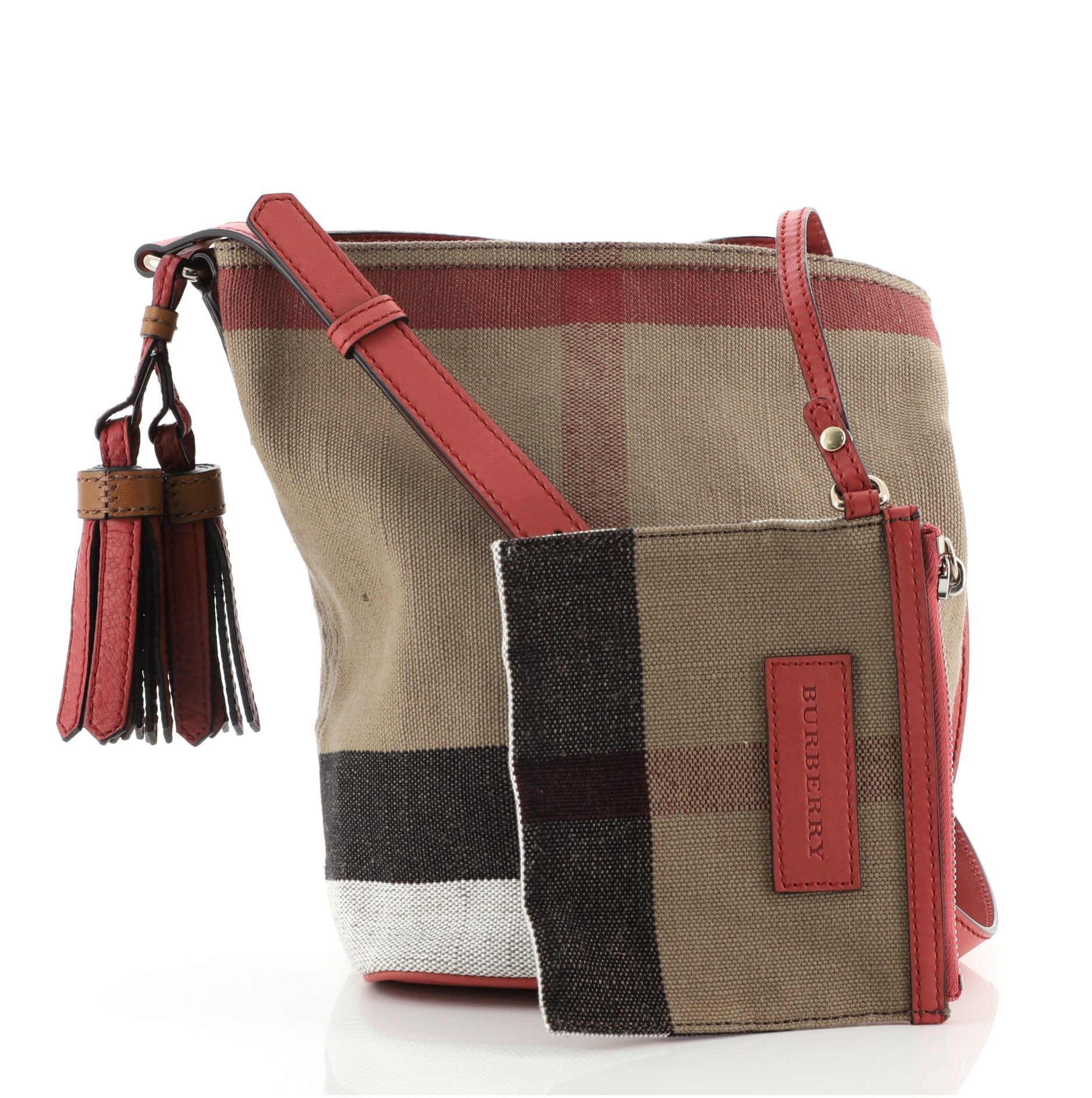 Ashby Bag House Check Canvas with Leather Mini