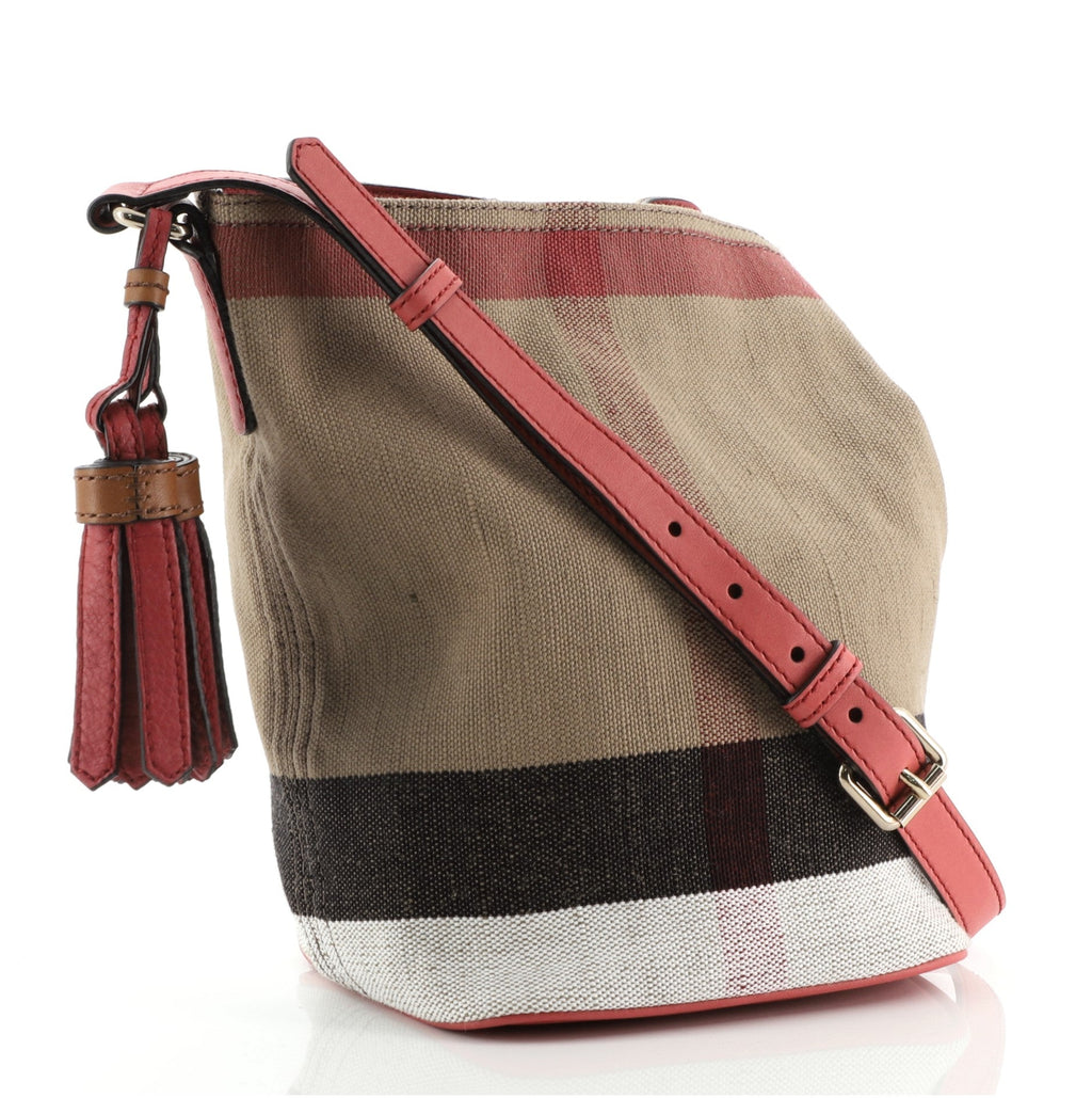 Ashby Bag House Check Canvas with Leather Mini
