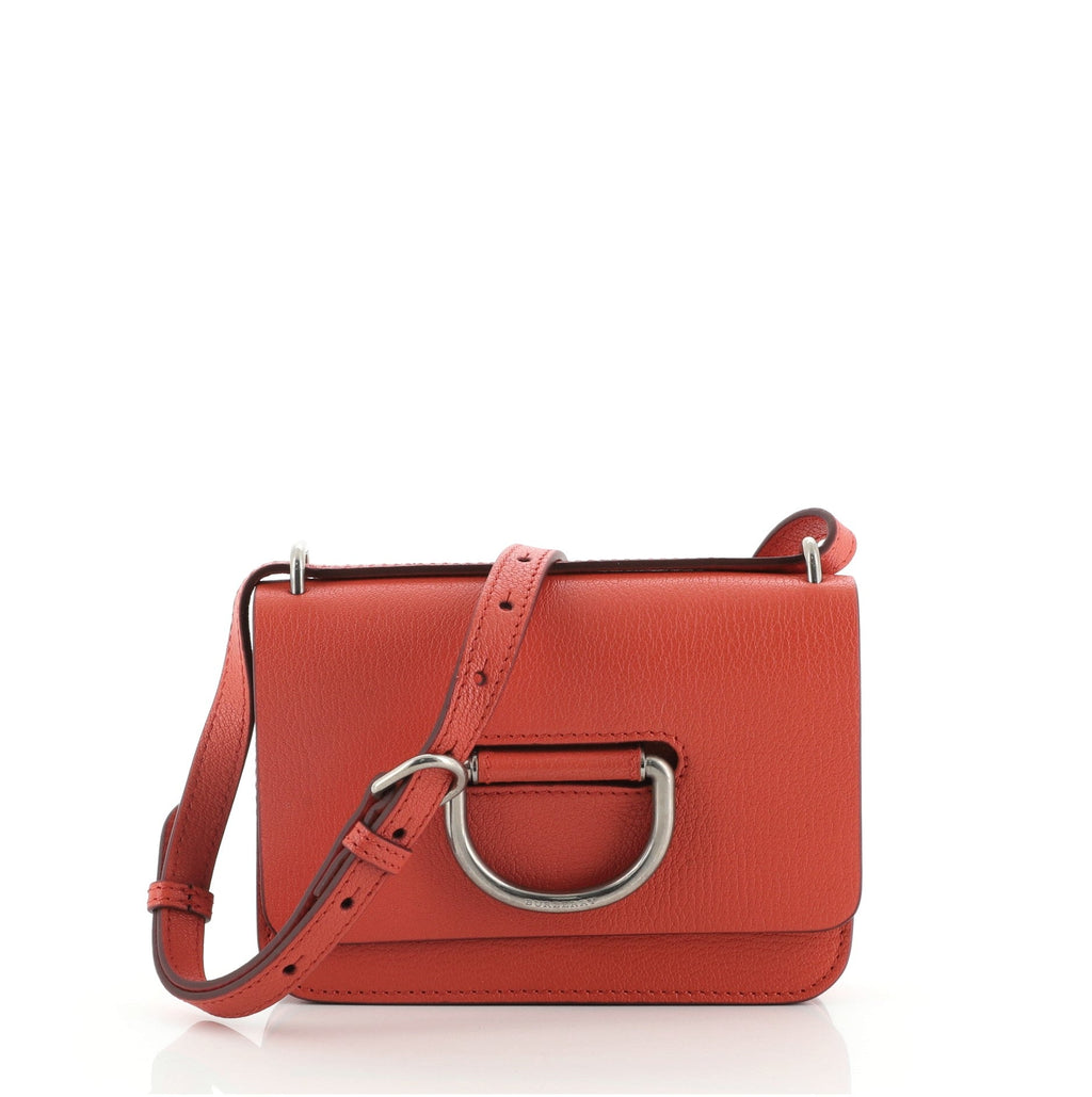 D-Ring Shoulder Bag Leather Mini