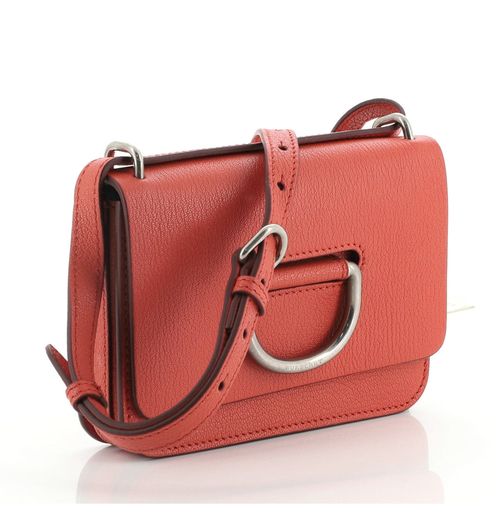 D-Ring Shoulder Bag Leather Mini