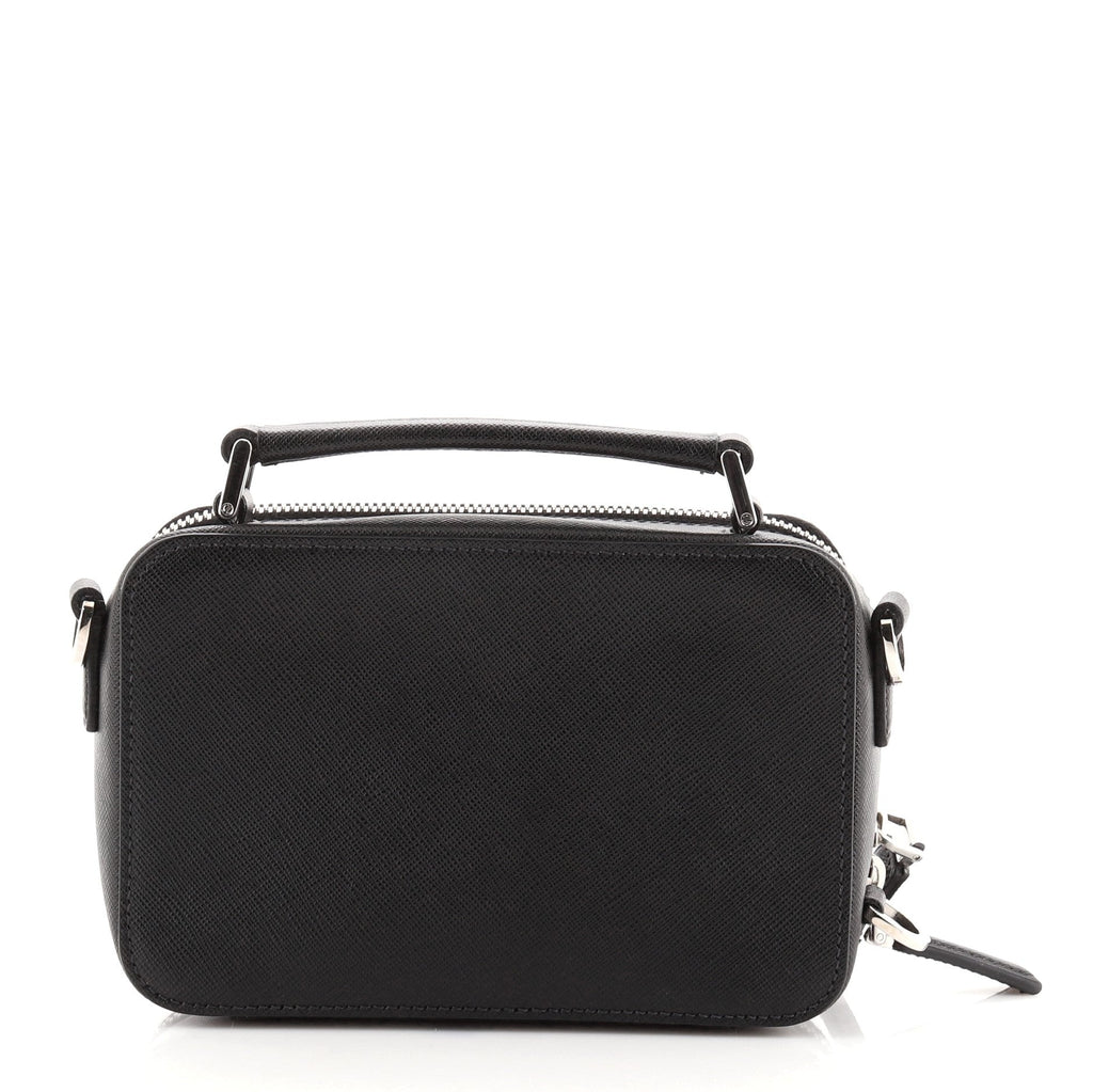 Brique Crossbody Bag Saffiano Leather Mini