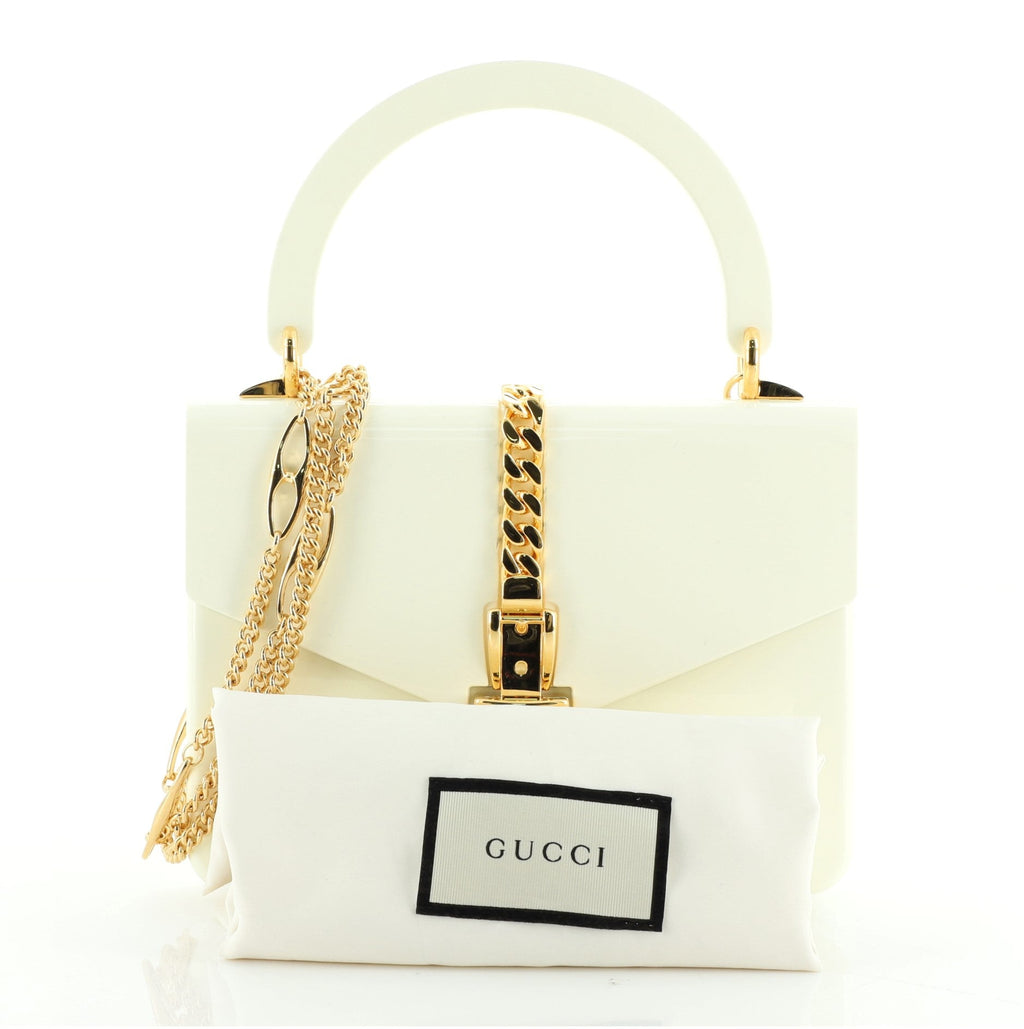 1969 Sylvie Top Handle Bag Plexiglass Mini