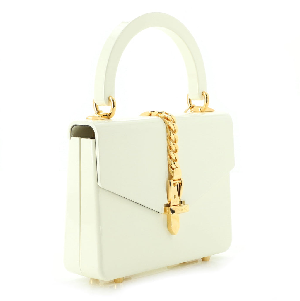 1969 Sylvie Top Handle Bag Plexiglass Mini