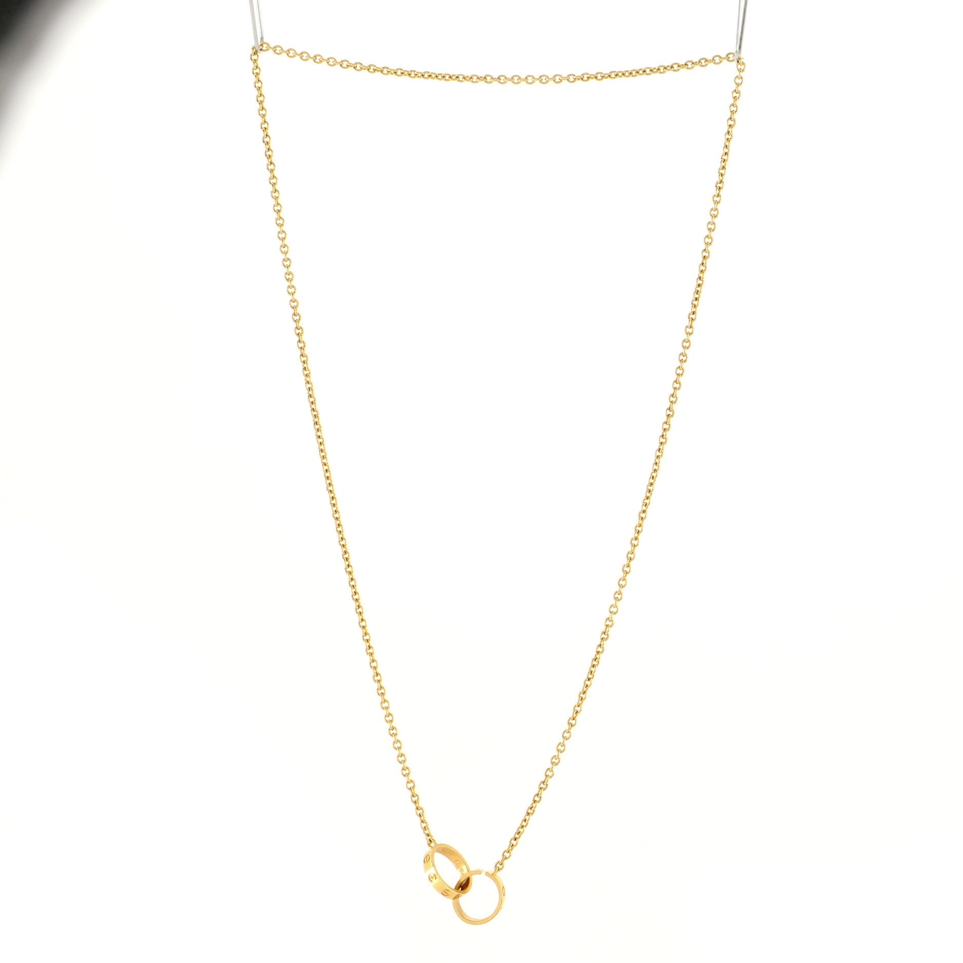 Love Interlocking Necklace 18K Yellow Gold