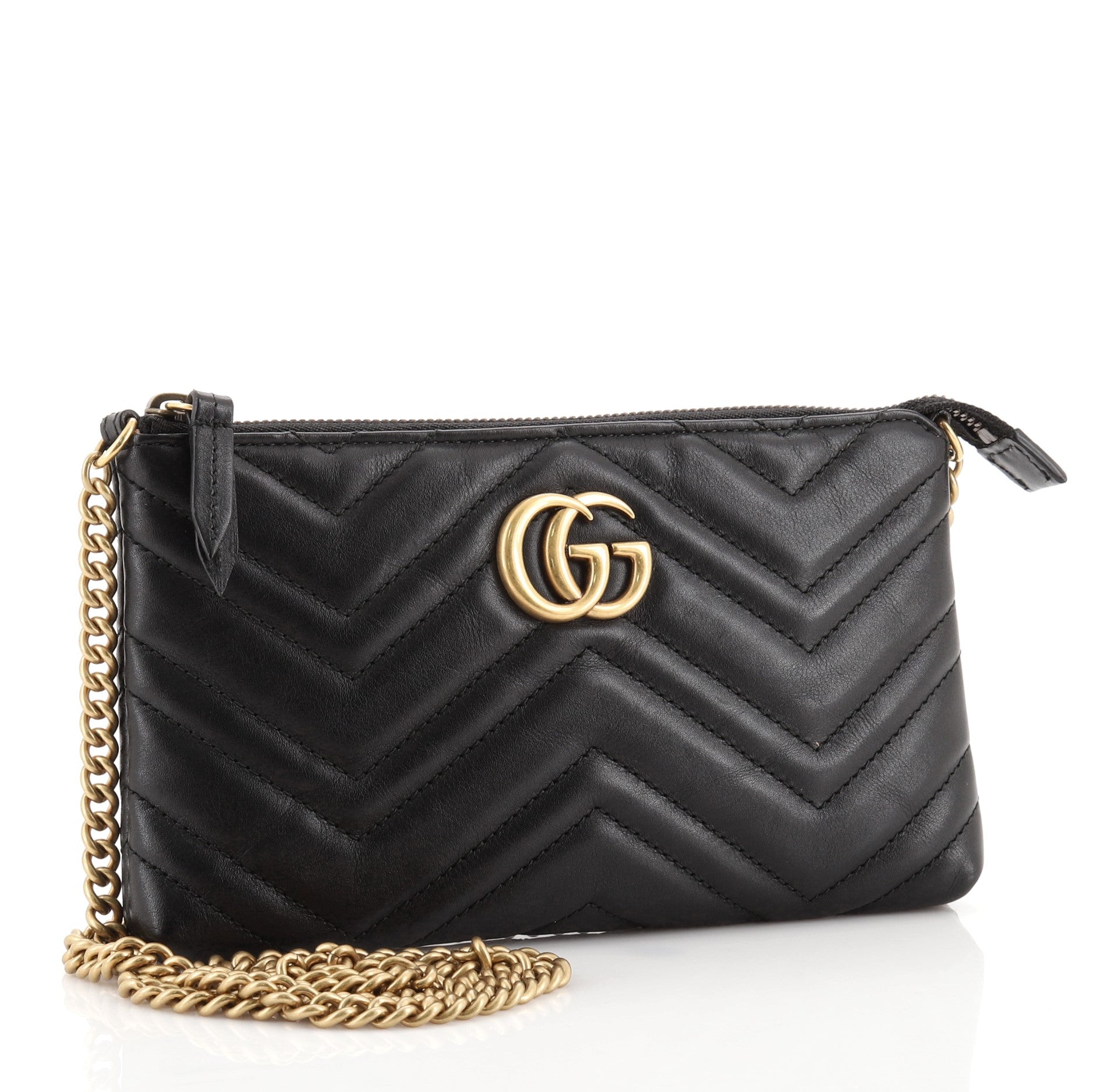 GG Marmont Chain Shoulder Bag Matelasse Leather Mini