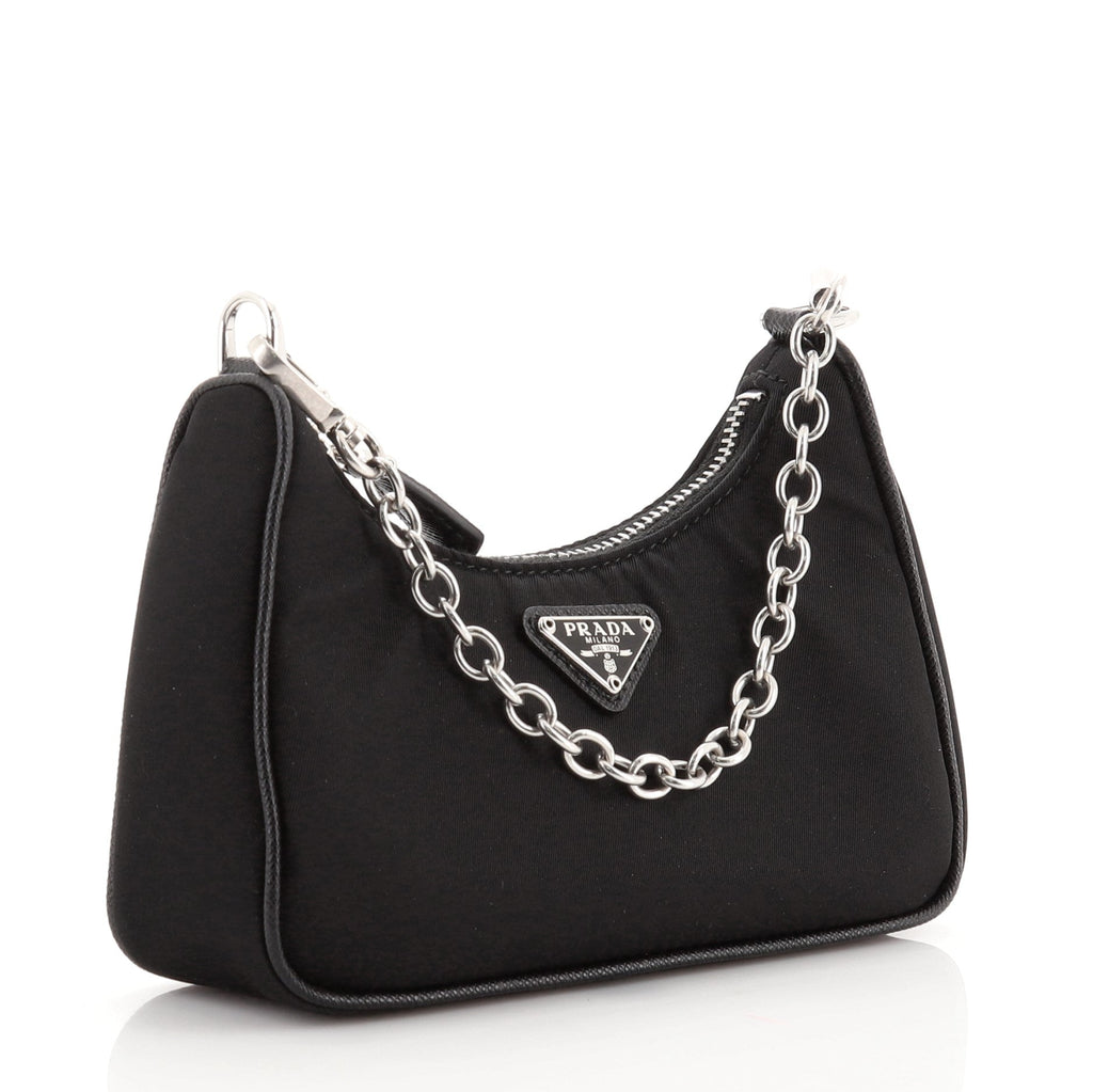 Re-Edition Shoulder Bag Tessuto Mini