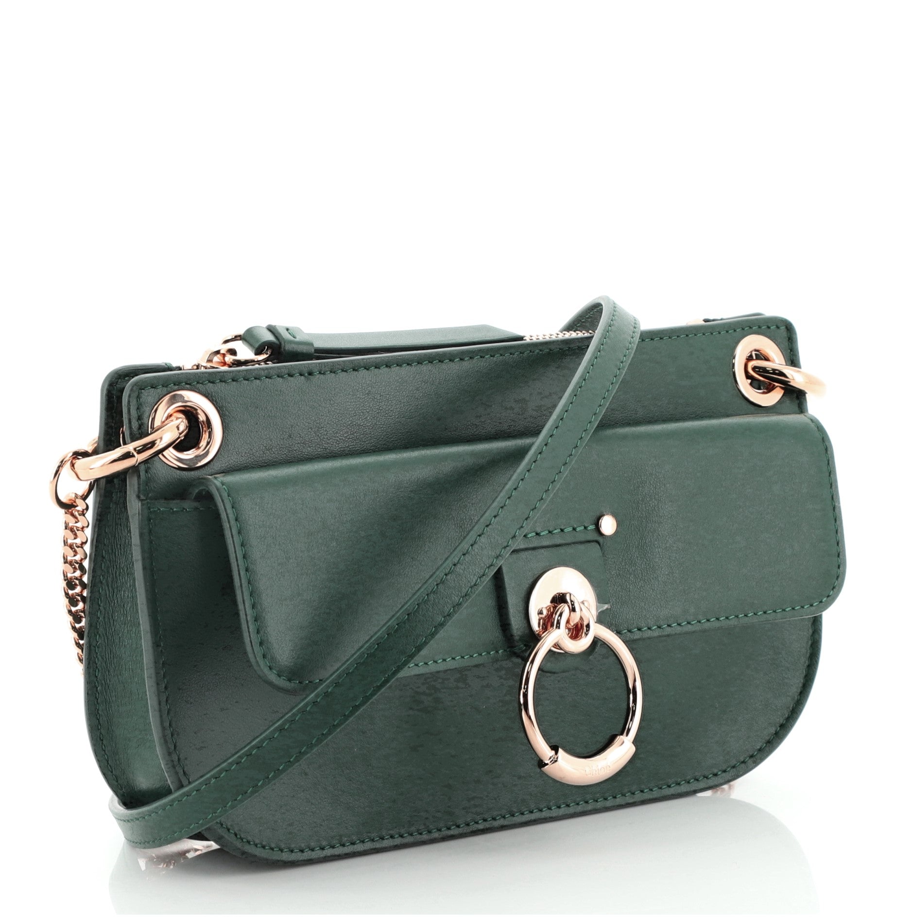 Tess Chain Crossbody Bag Leather Mini