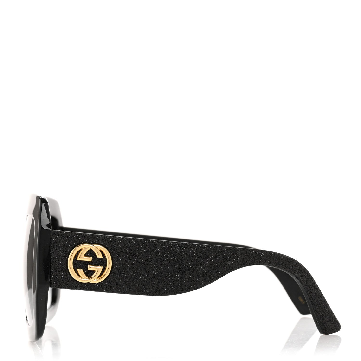 Acetate Square Frame Sunglasses GG0102S Black