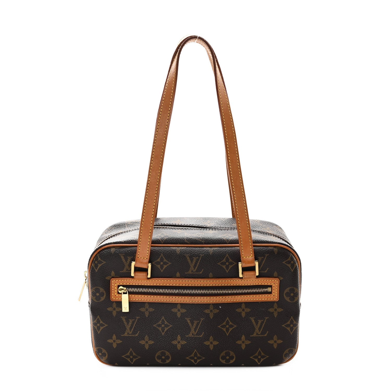 Lambskin Embossed Monogram Coussin PM Black