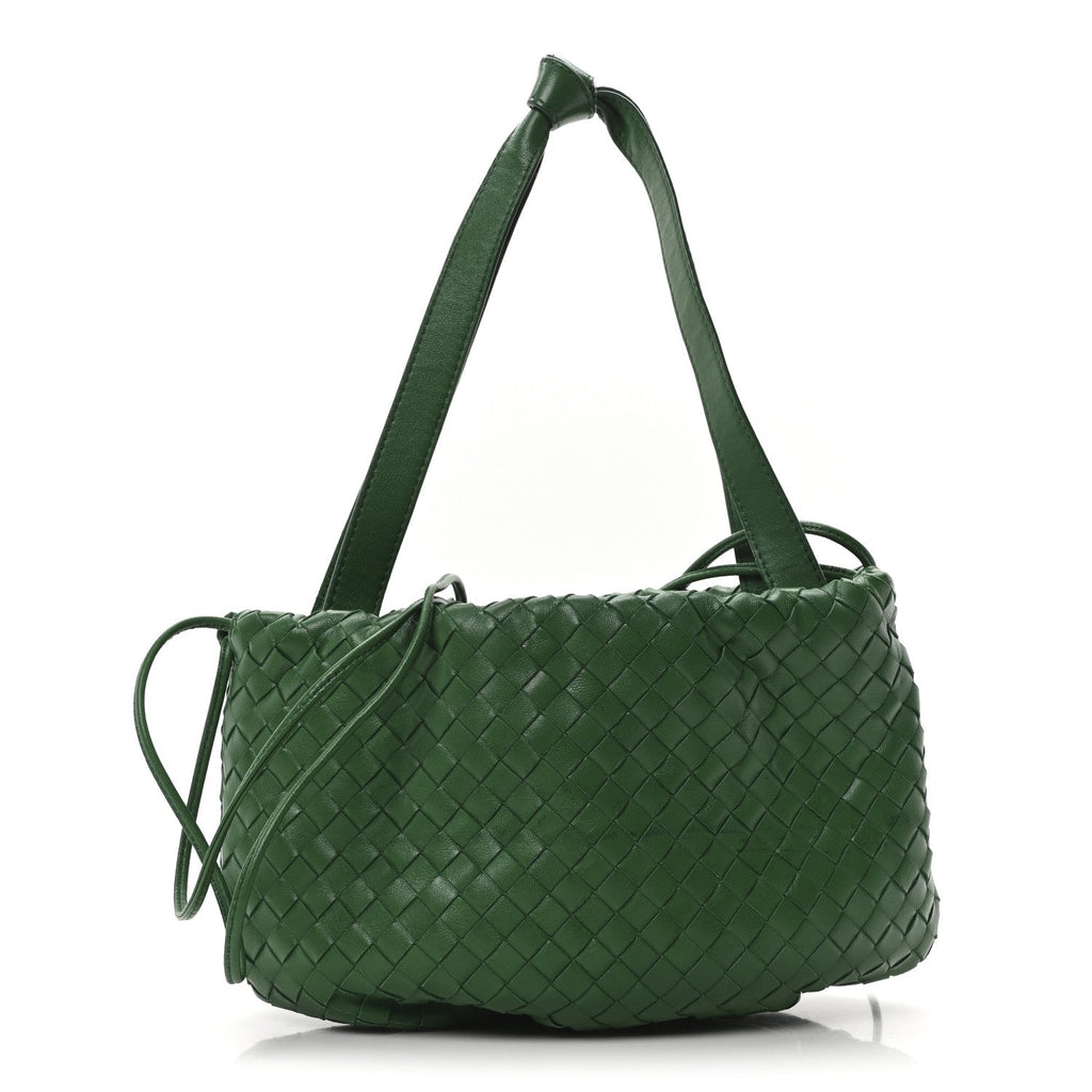 Nappa Intrecciato Small Bulb Racing Green