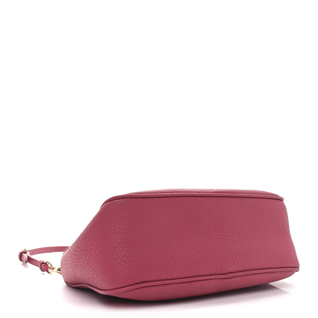 Vitello Daino Pochette Bag Peonia