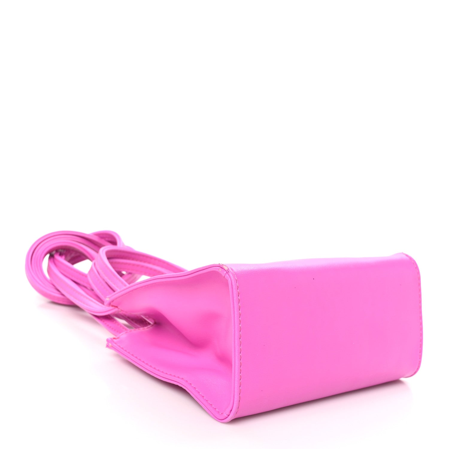 Vegan Leather Small Shopping Bag Azalea