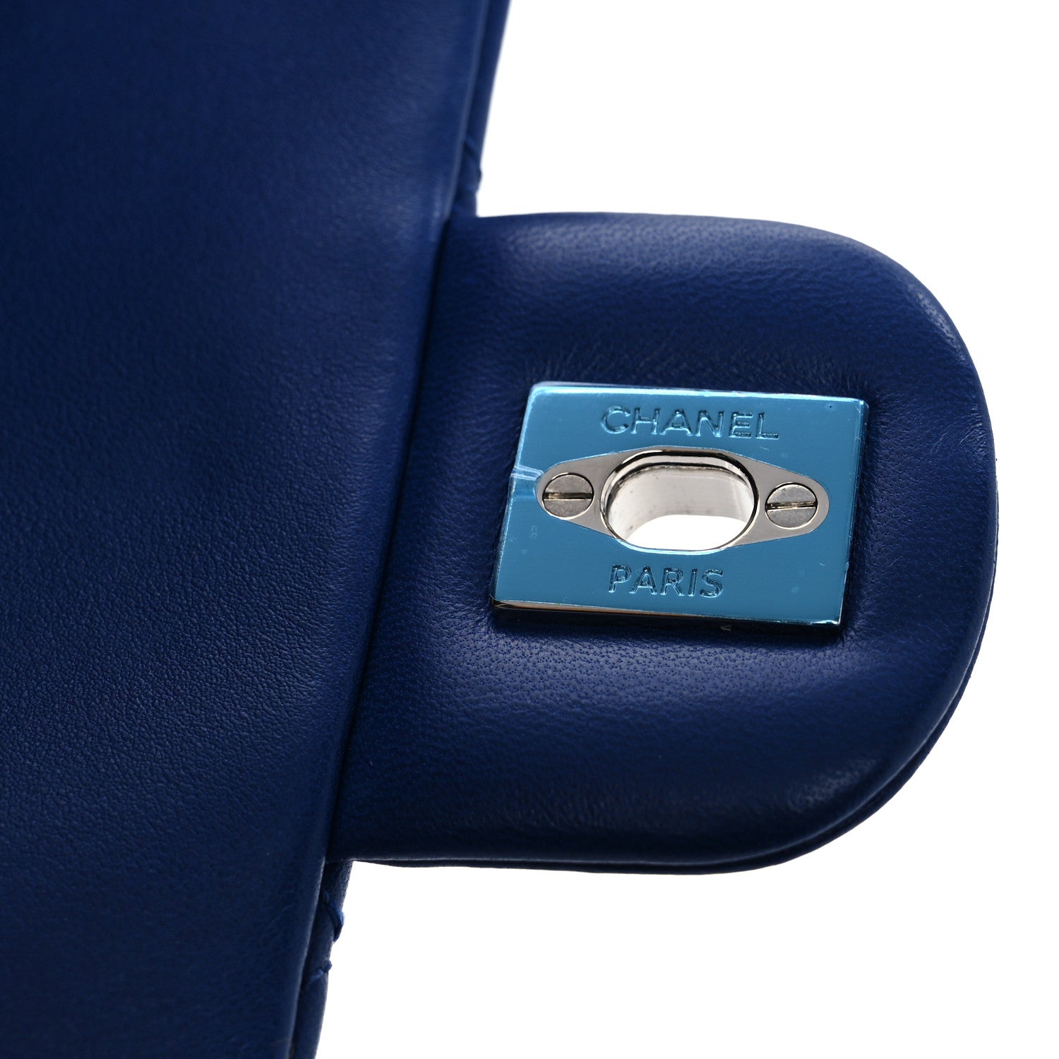 Lambskin Quilted Large Urban Spirit Backpack Blue