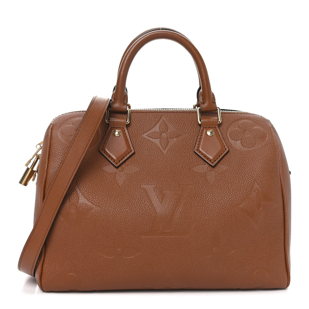 Empreinte Monogram Giant Speedy Bandouliere 25 Cognac