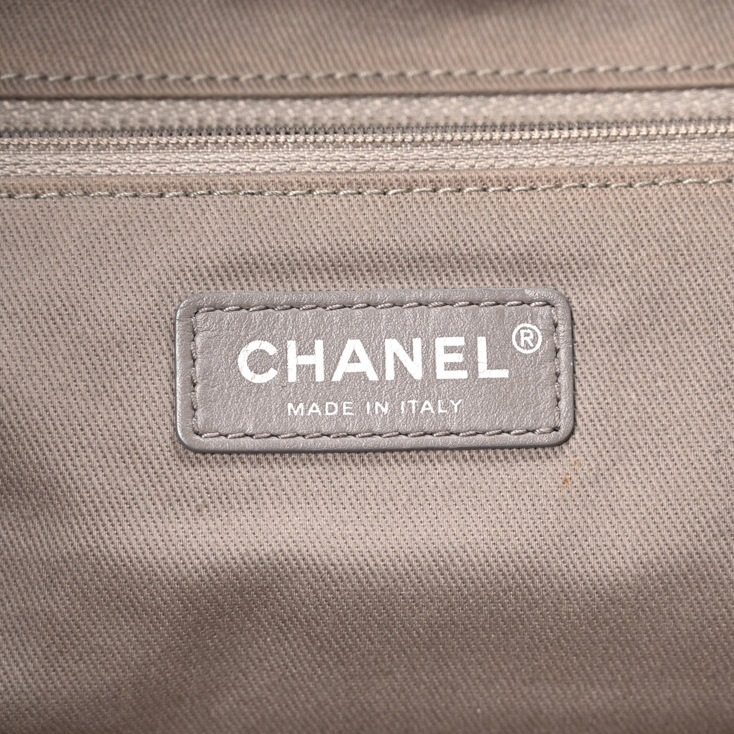 Canvas Large Double Face Shopping Tote Grey