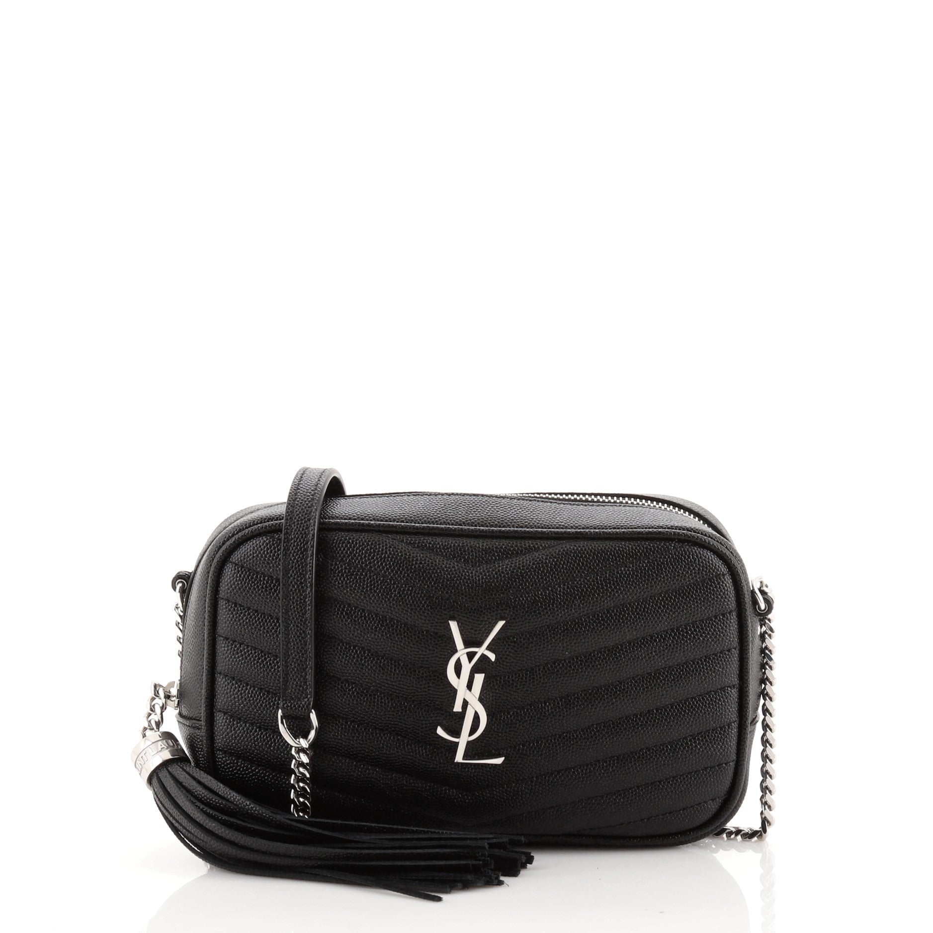 Lou Camera Bag Matelasse Chevron Leather Mini