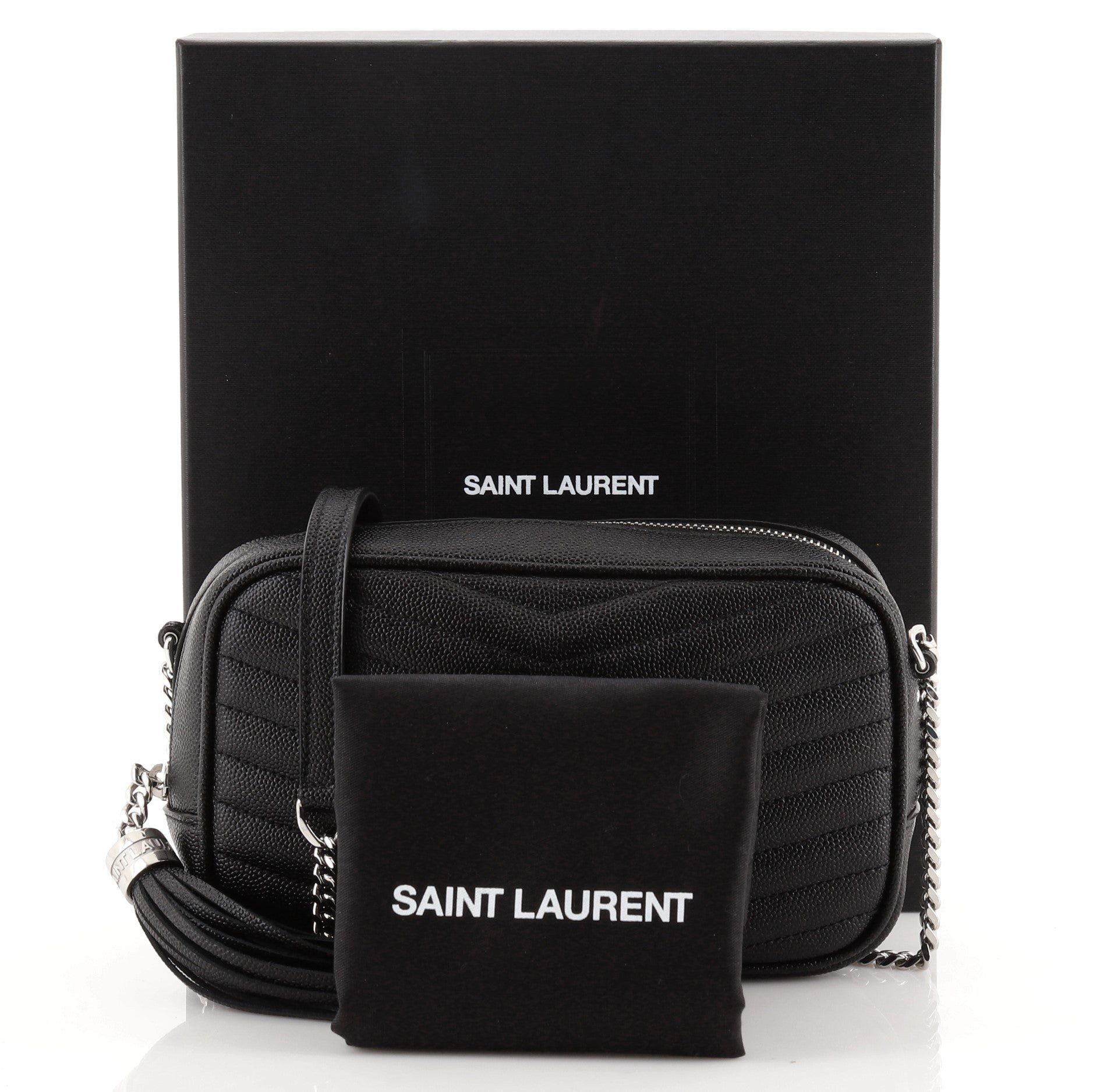 Lou Camera Bag Matelasse Chevron Leather Mini