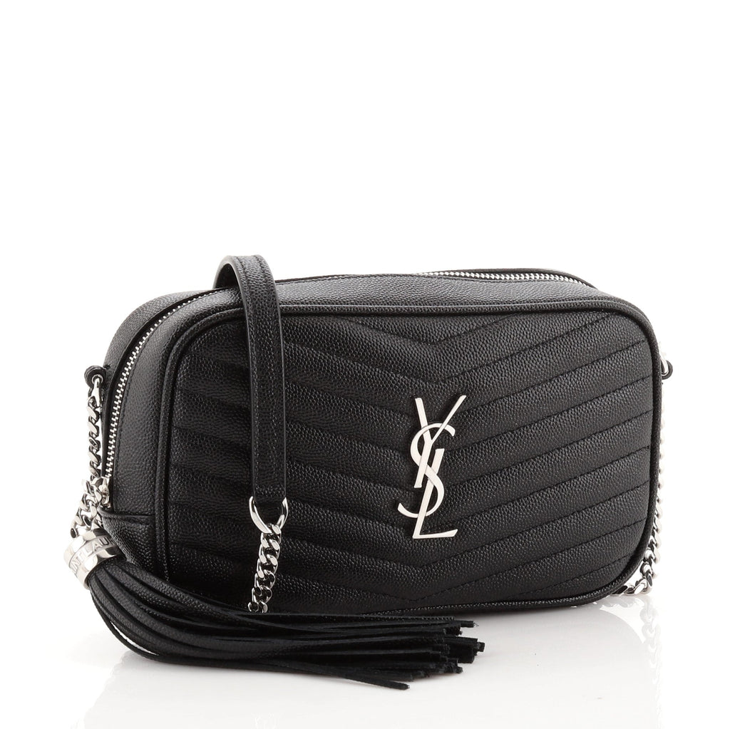 Lou Camera Bag Matelasse Chevron Leather Mini