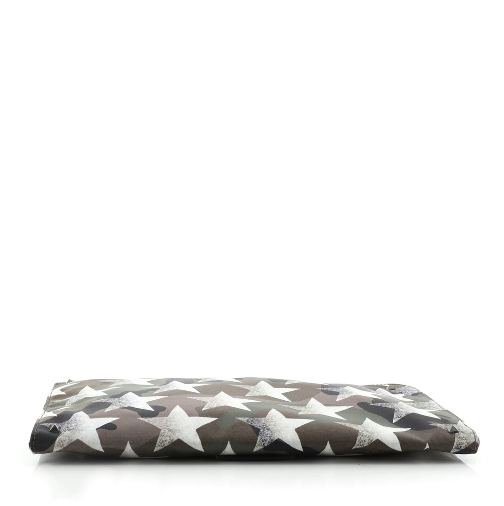 Camustars Zip Clutch Printed Camo Nylon