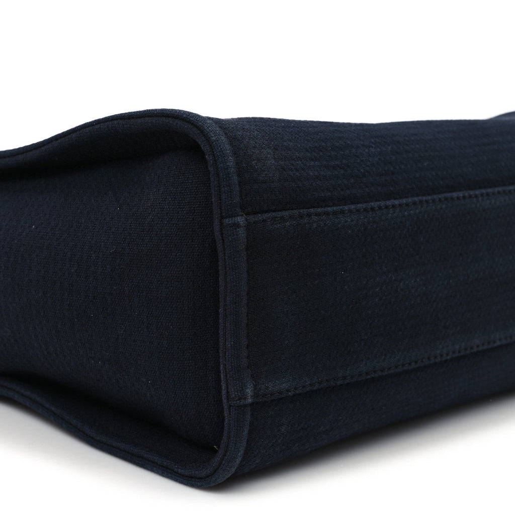Mixed Fibers Small Deauville Tote Navy