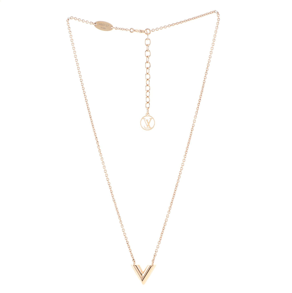 Essential V Necklace Metal