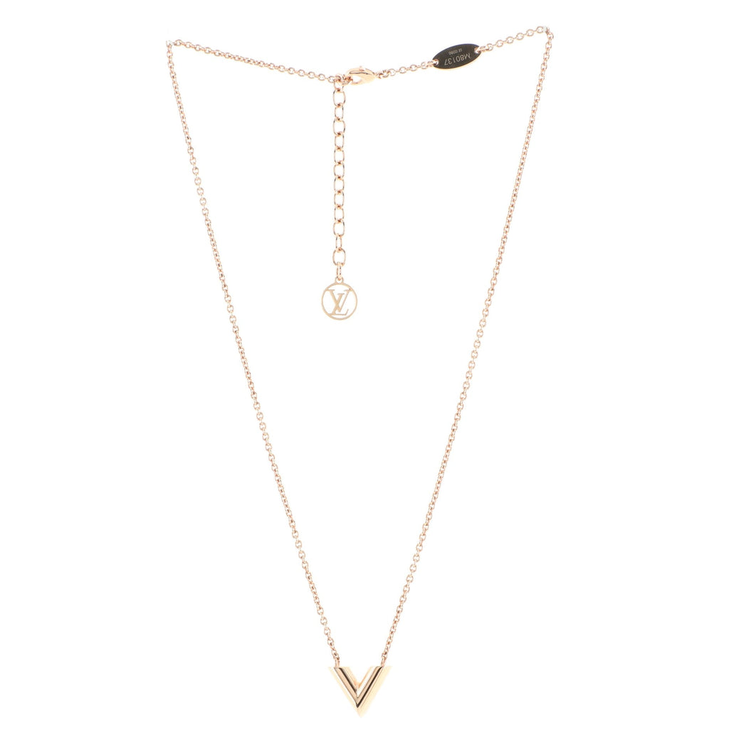 Essential V Necklace Metal