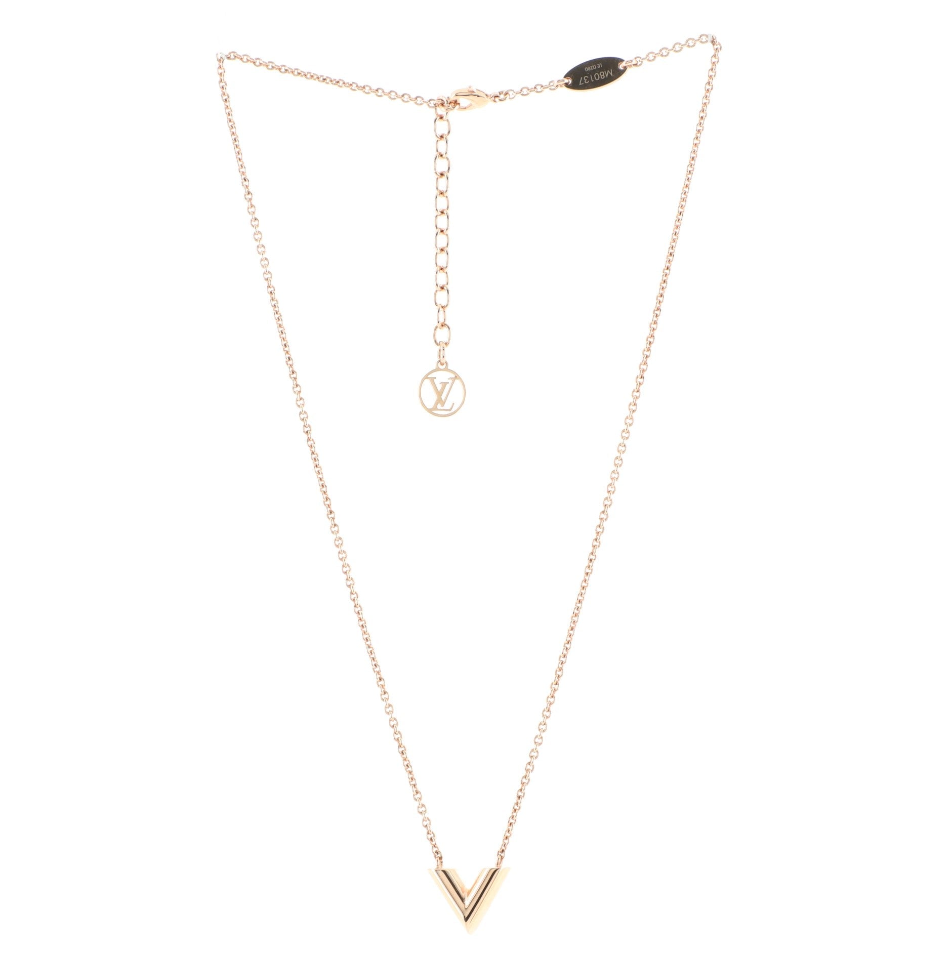 Essential V Necklace Metal