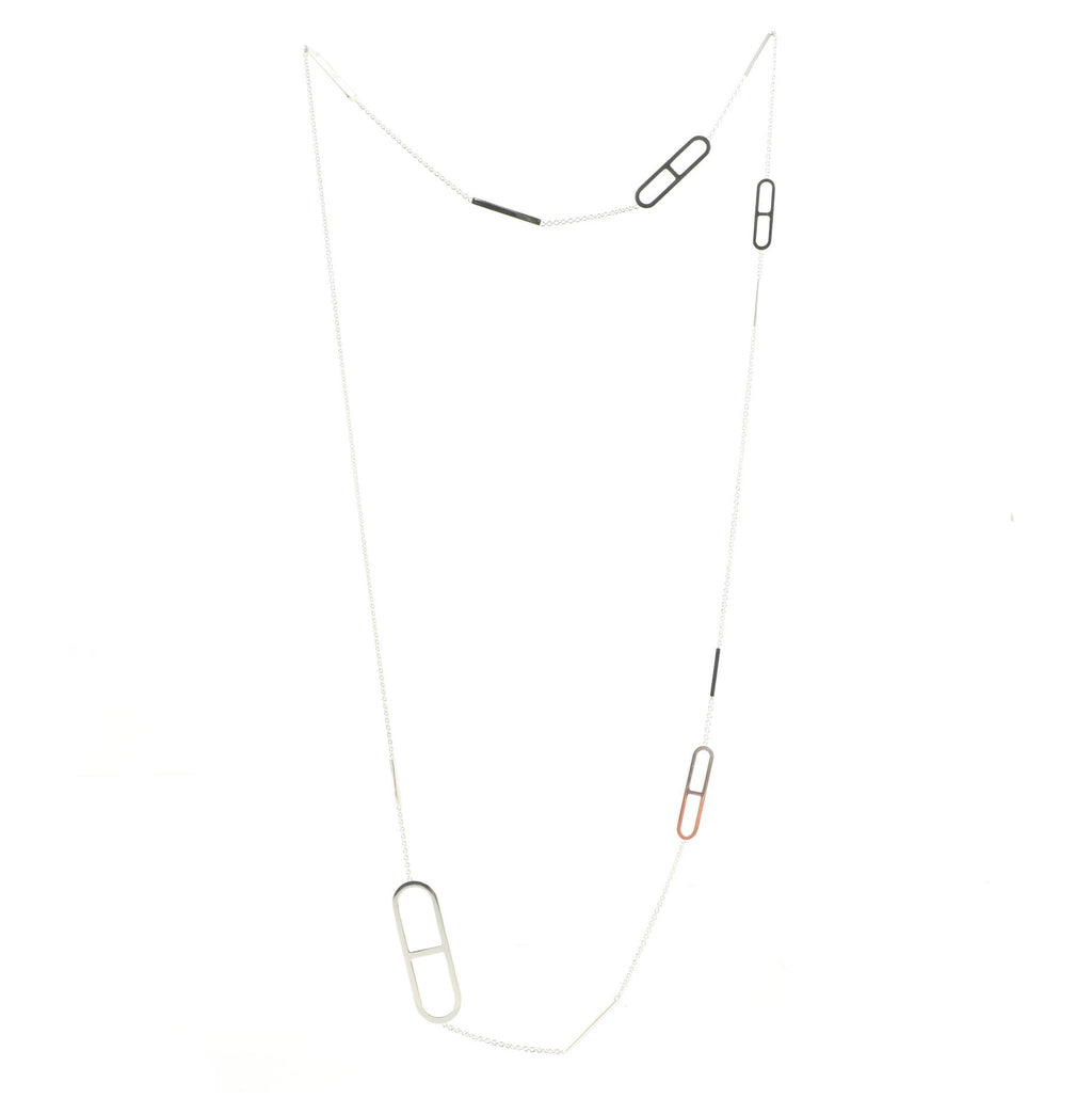 Ever Chaine d'Ancre Long Sterling Silver Necklace