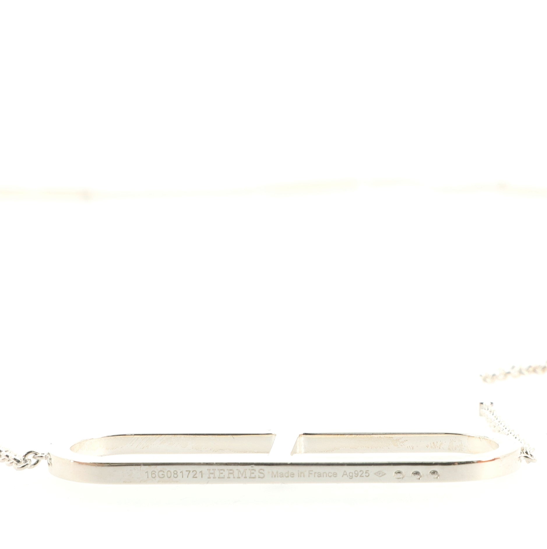Ever Chaine d'Ancre Long Sterling Silver Necklace