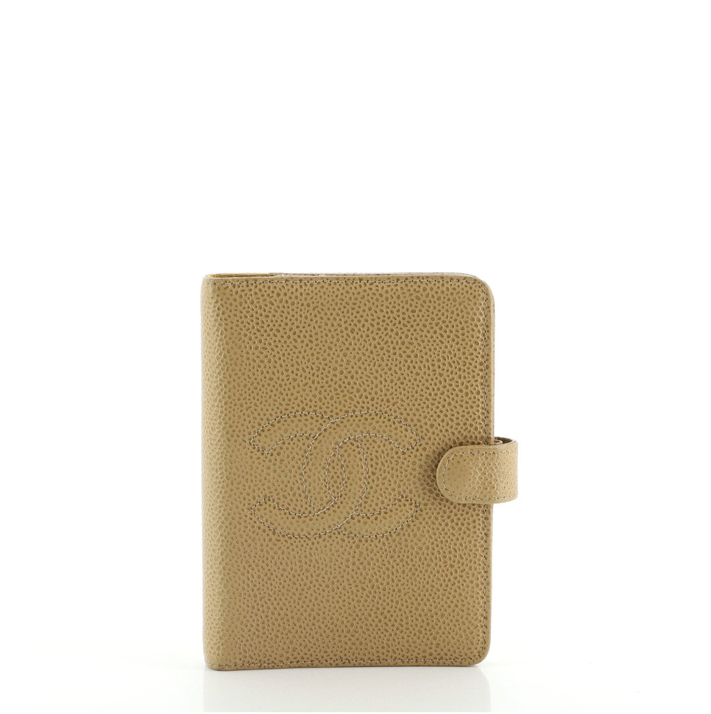 Timeless CC Ring Agenda Cover Caviar Mini