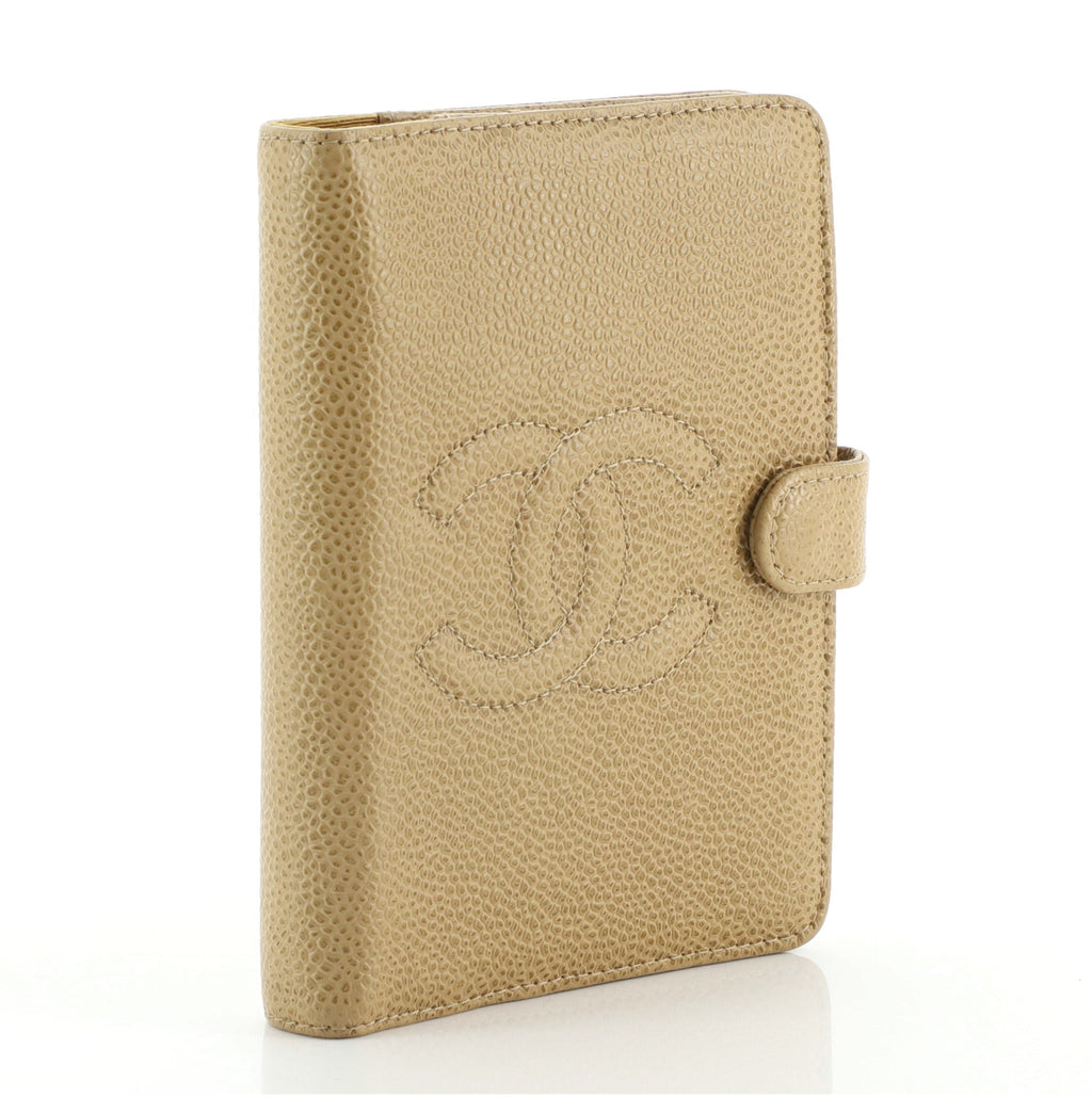 Timeless CC Ring Agenda Cover Caviar Mini