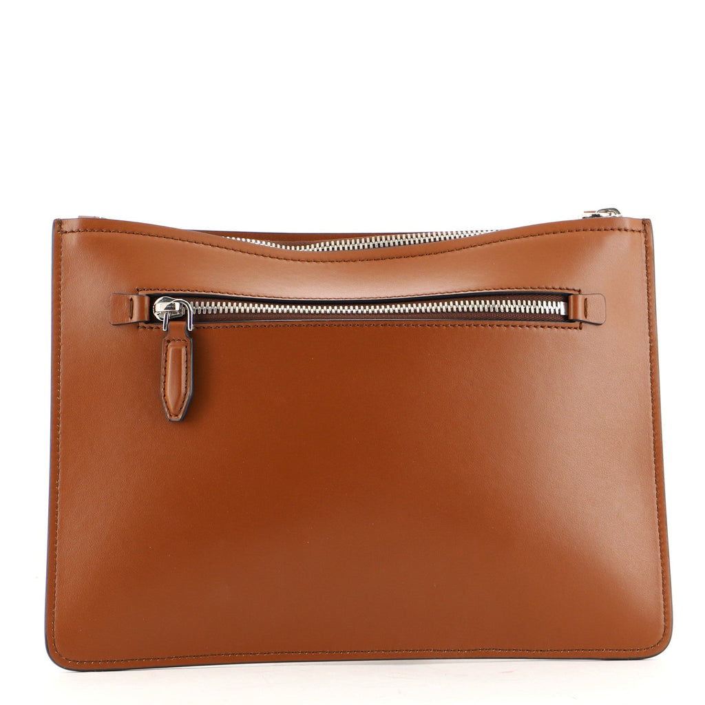 Gancini Wristlet Clutch Leather Medium