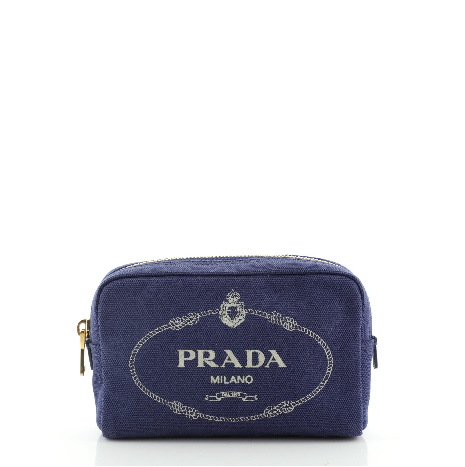 Logo Cosmetic Pouch Canvas Mini