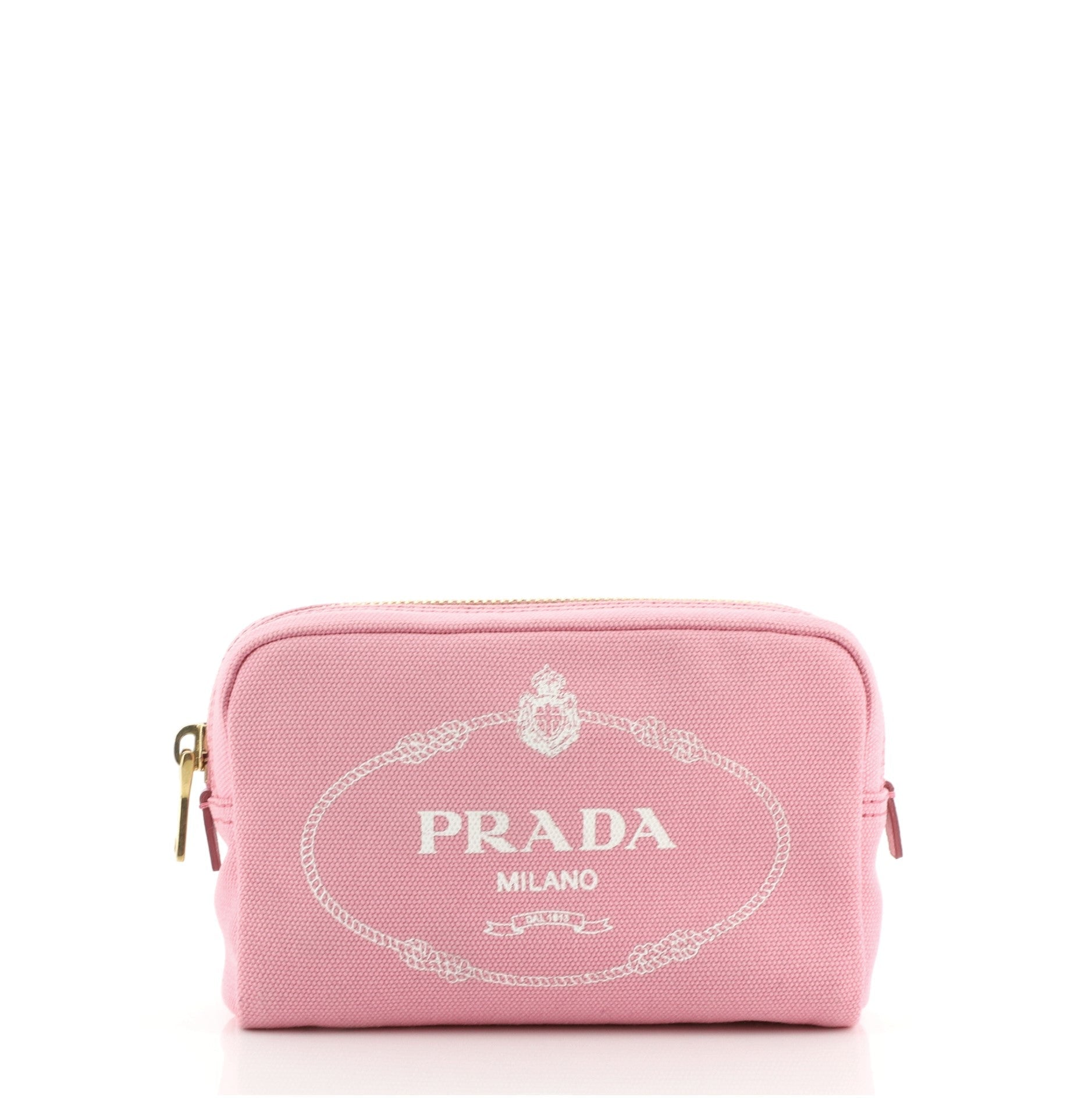 Logo Cosmetic Pouch Canvas Mini