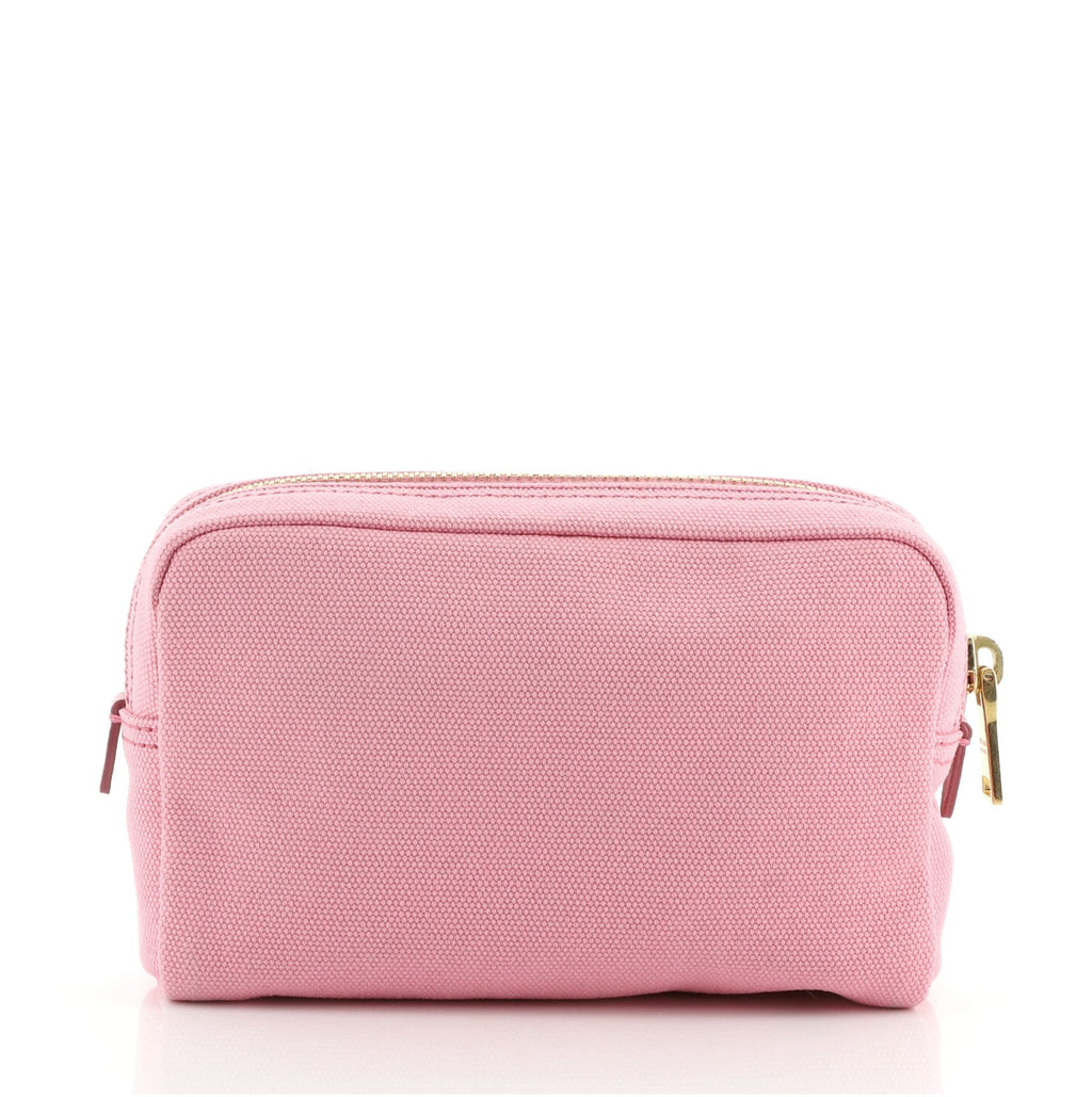 Logo Cosmetic Pouch Canvas Mini