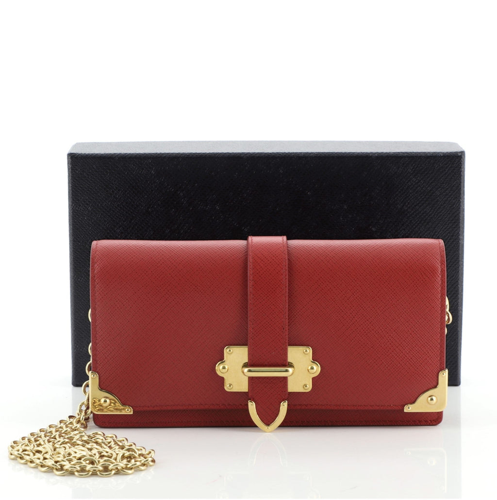 Cahier Crossbody Bag Saffiano Leather Mini